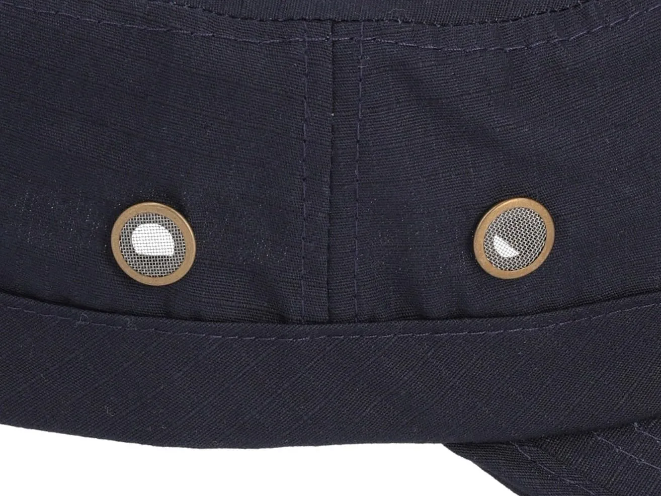 Riki Browns Cappello Militare in Cotone Ripstop, Visiera Regolabile, Blu, Taglia Unica - immagine 6