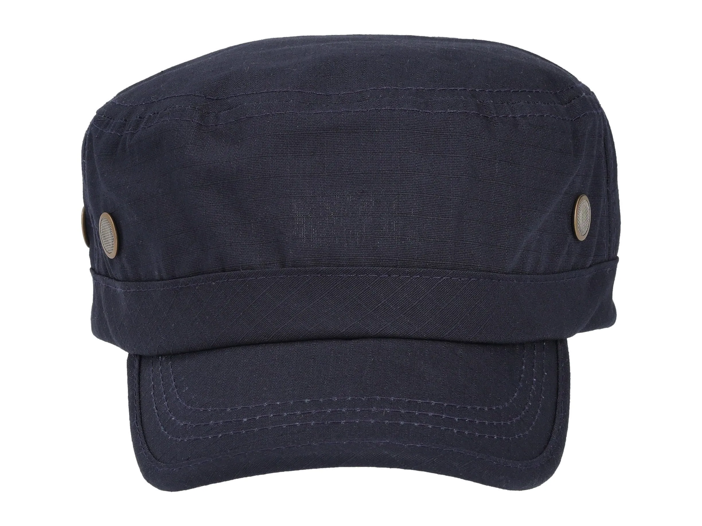 Riki Browns Cappello Militare in Cotone Ripstop, Visiera Regolabile, Blu, Taglia Unica - immagine 7