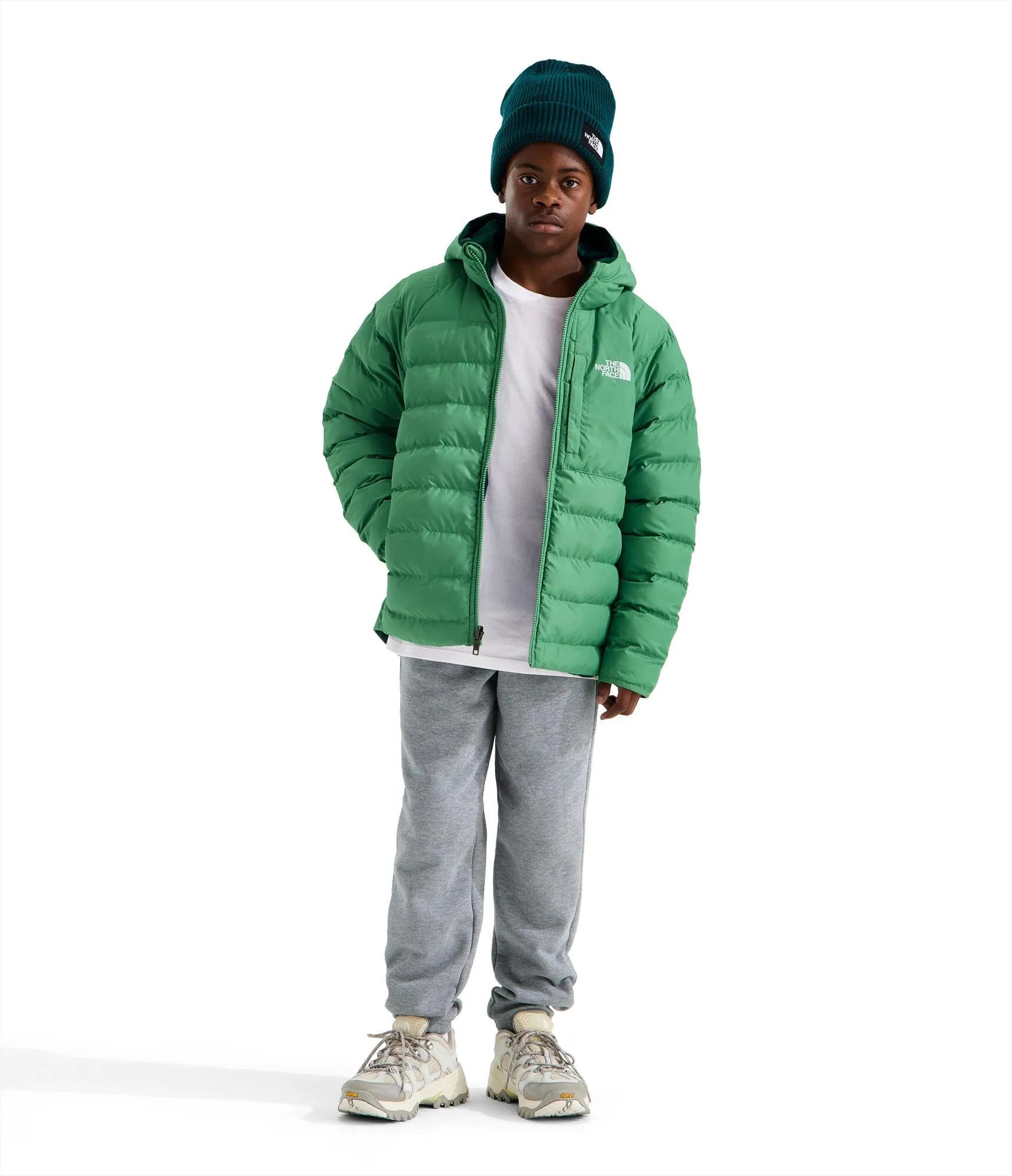 The North Face Reversible Perrito Hooded Jacket for Kids, Dimmed Algae, 14-16 anni - immagine 6