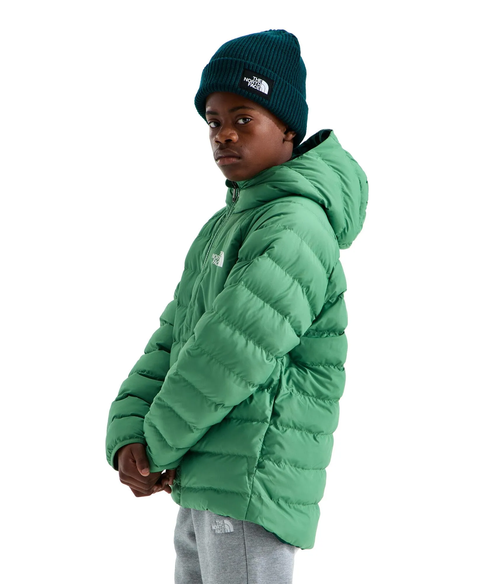 The North Face Reversible Perrito Hooded Jacket for Kids - Dimmed Algae, 10 anni - immagine 2