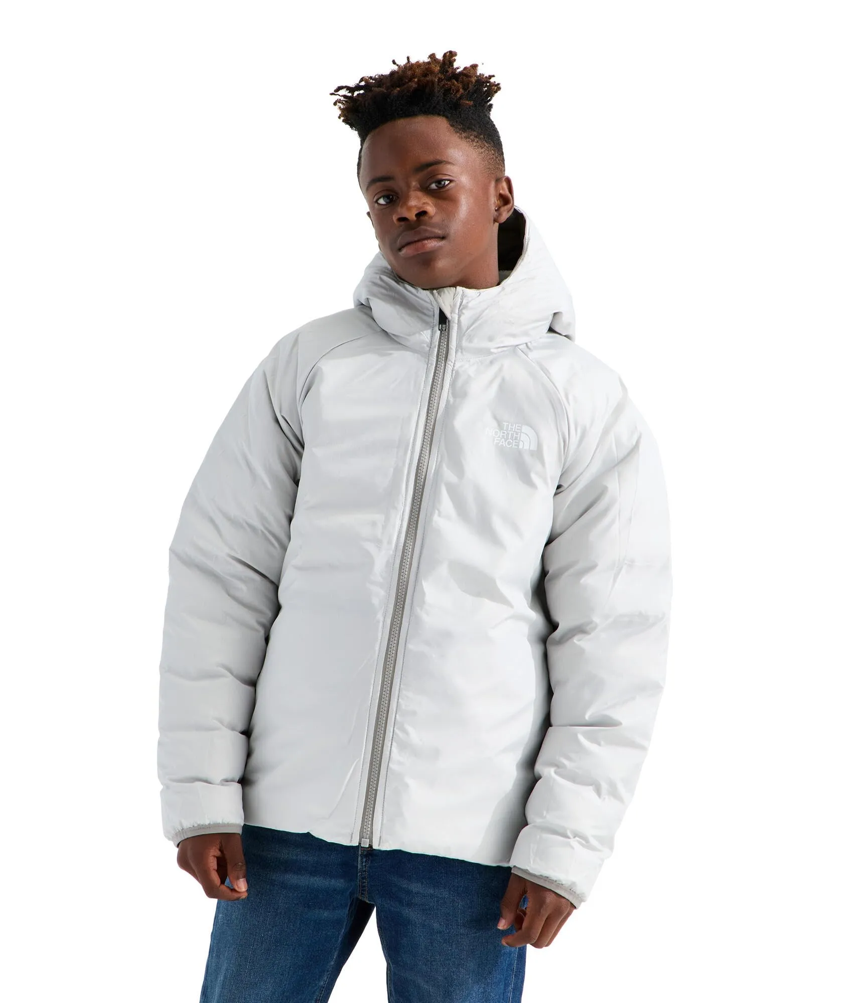 The North Face Reversible Perrito Hooded Jacket for Kids - Stone Slab - 6 anni - immagine 5