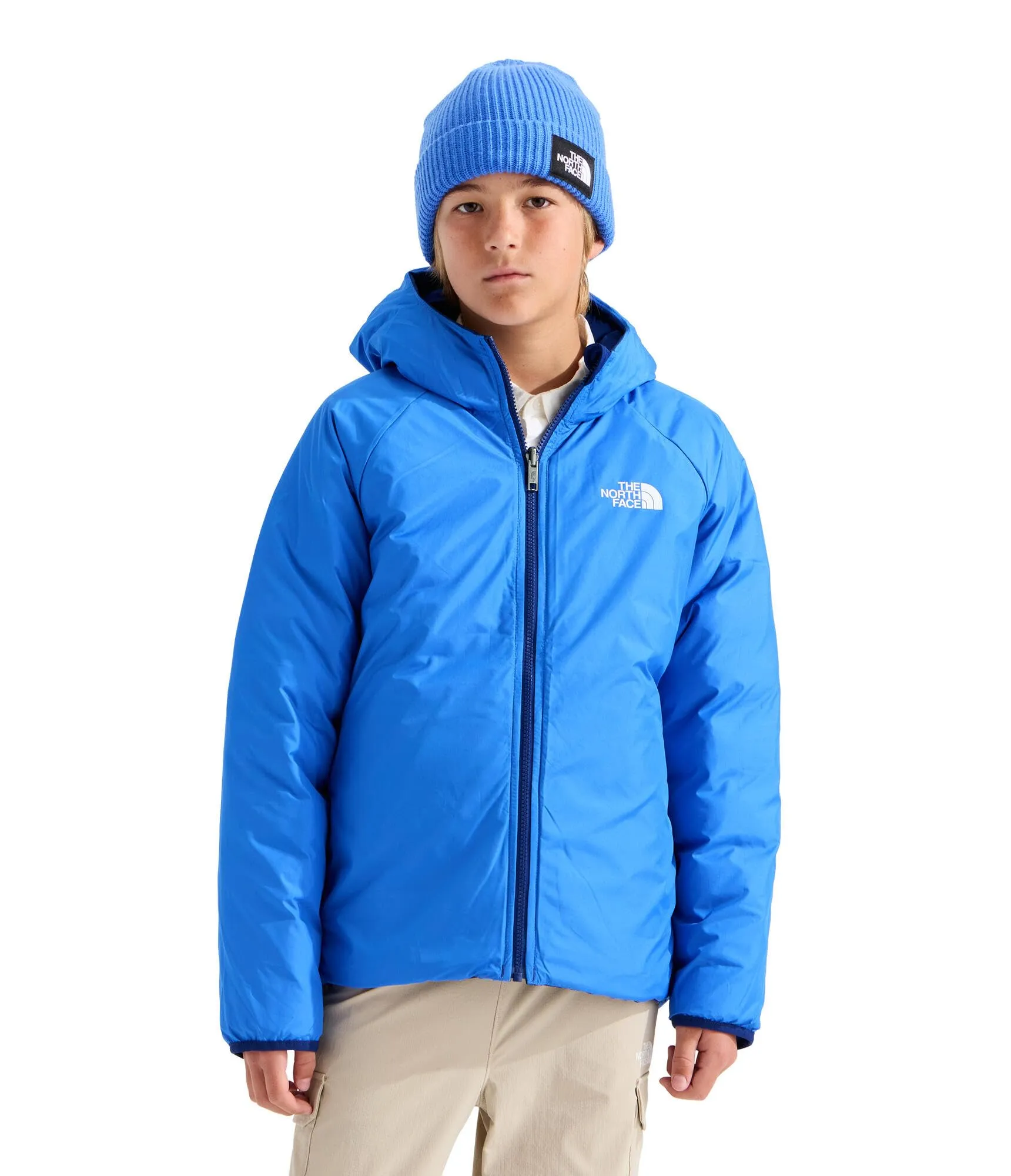 The North Face Reversible Perrito Hooded Jacket for Kids - Bold Blue, 176 - immagine 5