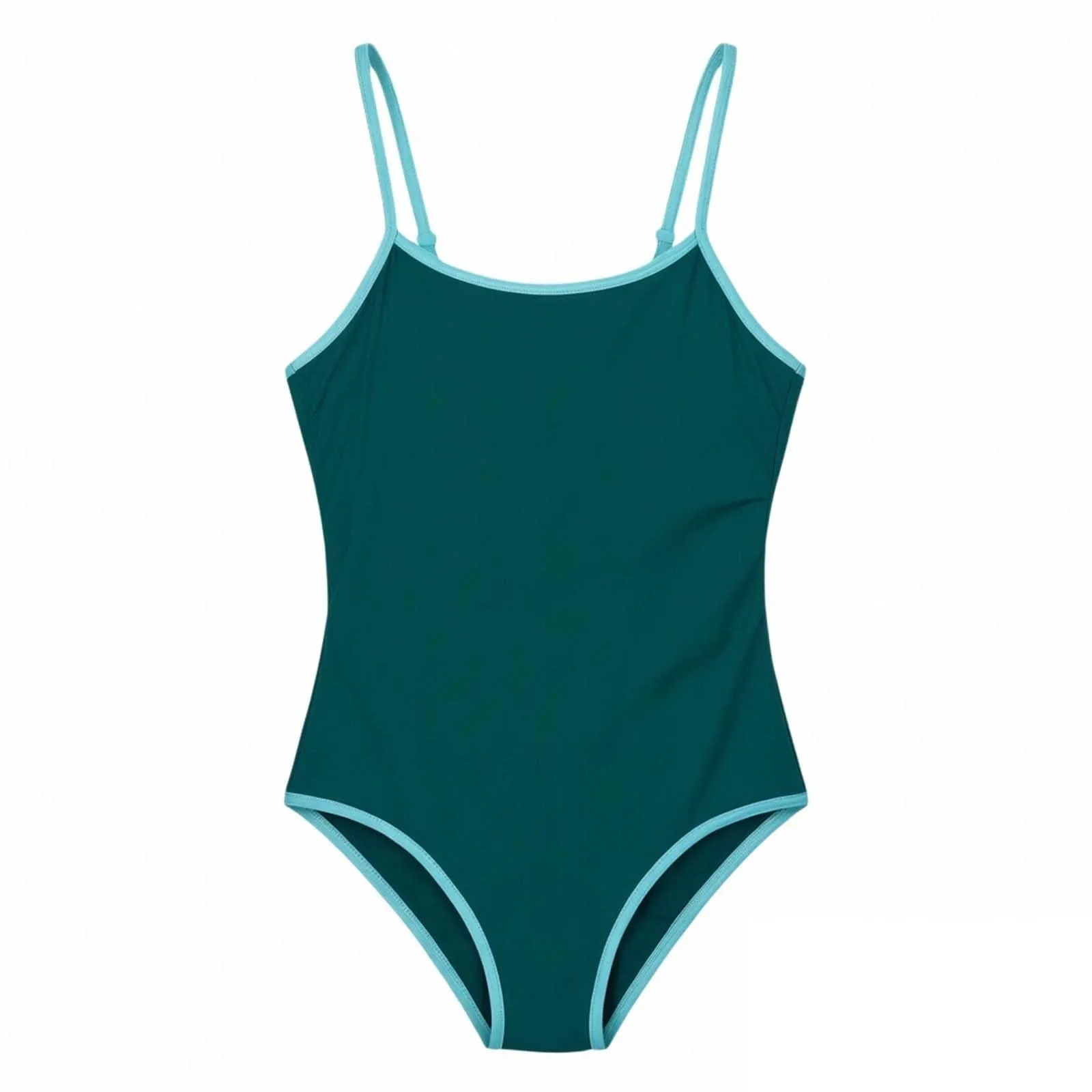Vhersily 2026 Costume da Bagno Donna Intero Monokini Bikini Push Up Imbottito Vita Alta Verde Scuro - immagine 6