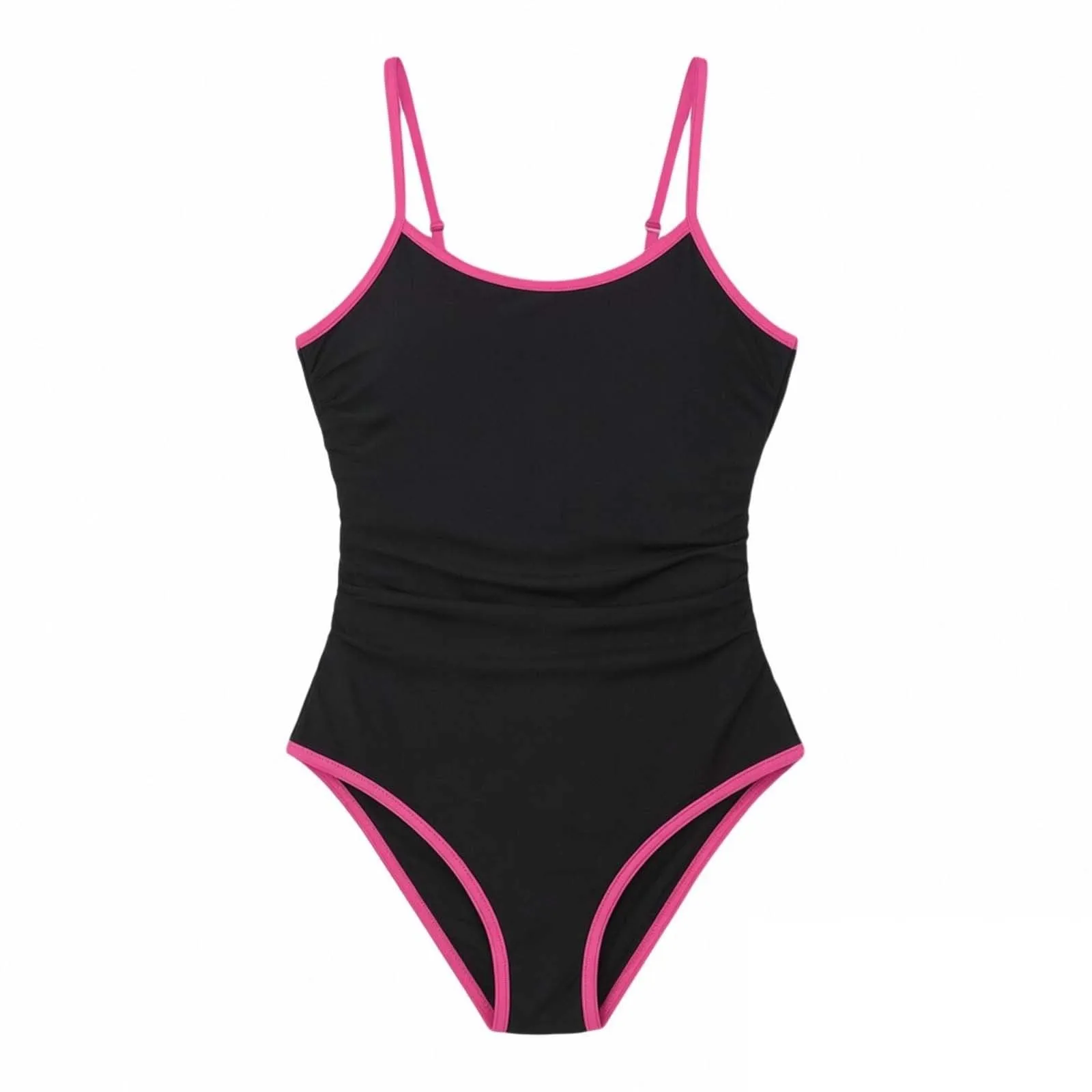 Vhersily Costume da Bagno Donna Intero Monokini Bikini Push Up Vita Alta Nero - immagine 6