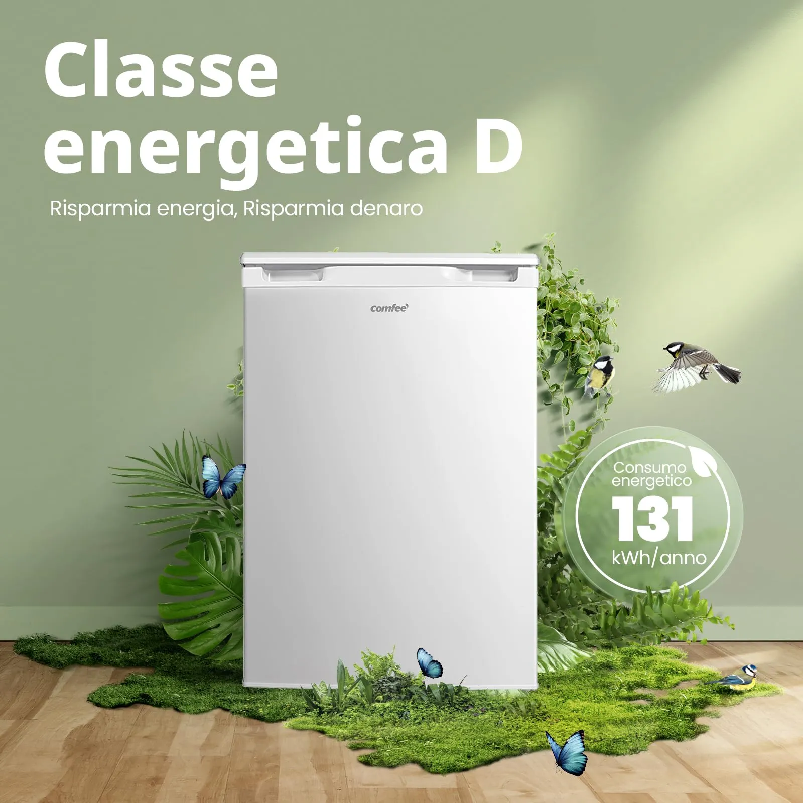 COMFEE' Congelatore a Cassetti Monoporta 88L, Bianco RCU83WH3EU(E) - immagine 3