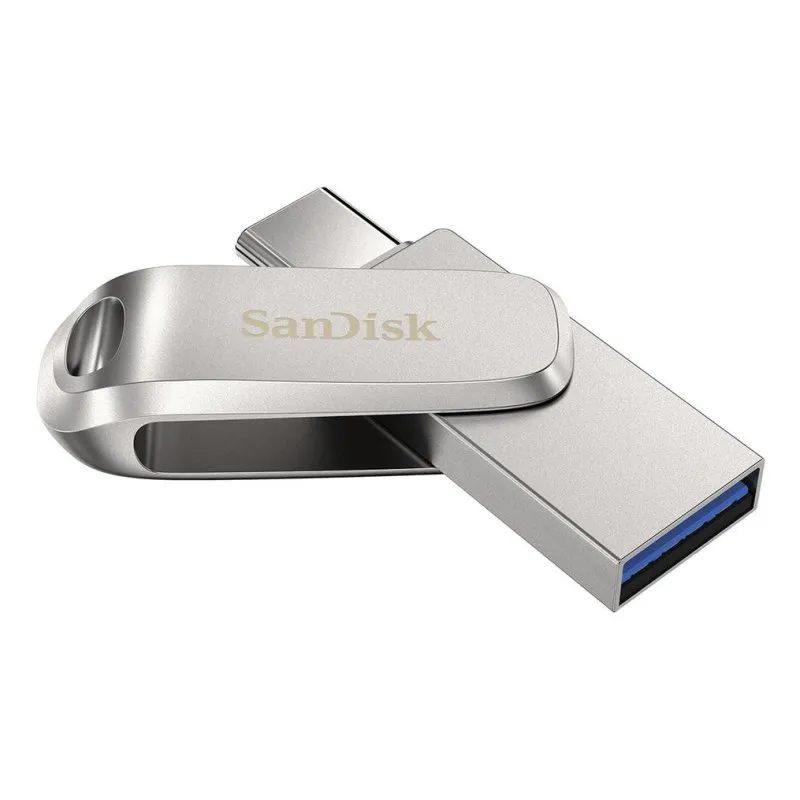 SanDisk Ultra Dual Drive Luxe 2TB USB Type-C and Type-A Flash Drive, Argento - immagine 1
