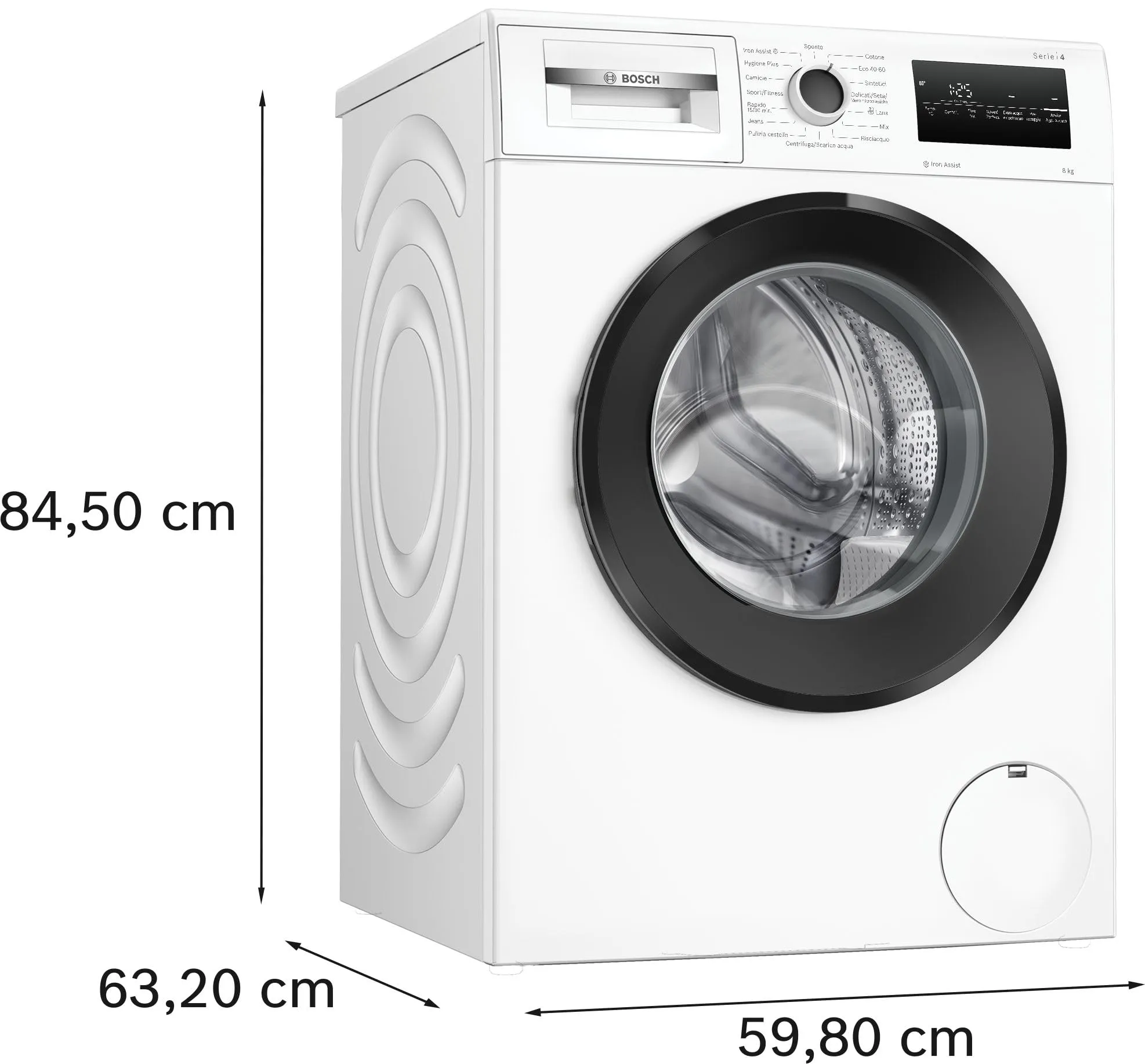 Bosch Serie 4 WAN28228IT Lavatrice 8kg 1400 giri/min Bianco Classe A - immagine 12