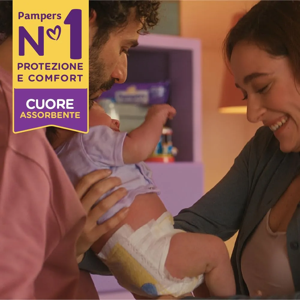 Pampers Progressi Newborn, Taglia 1 (2-5 kg), 192 Pannolini Neonato - immagine 6