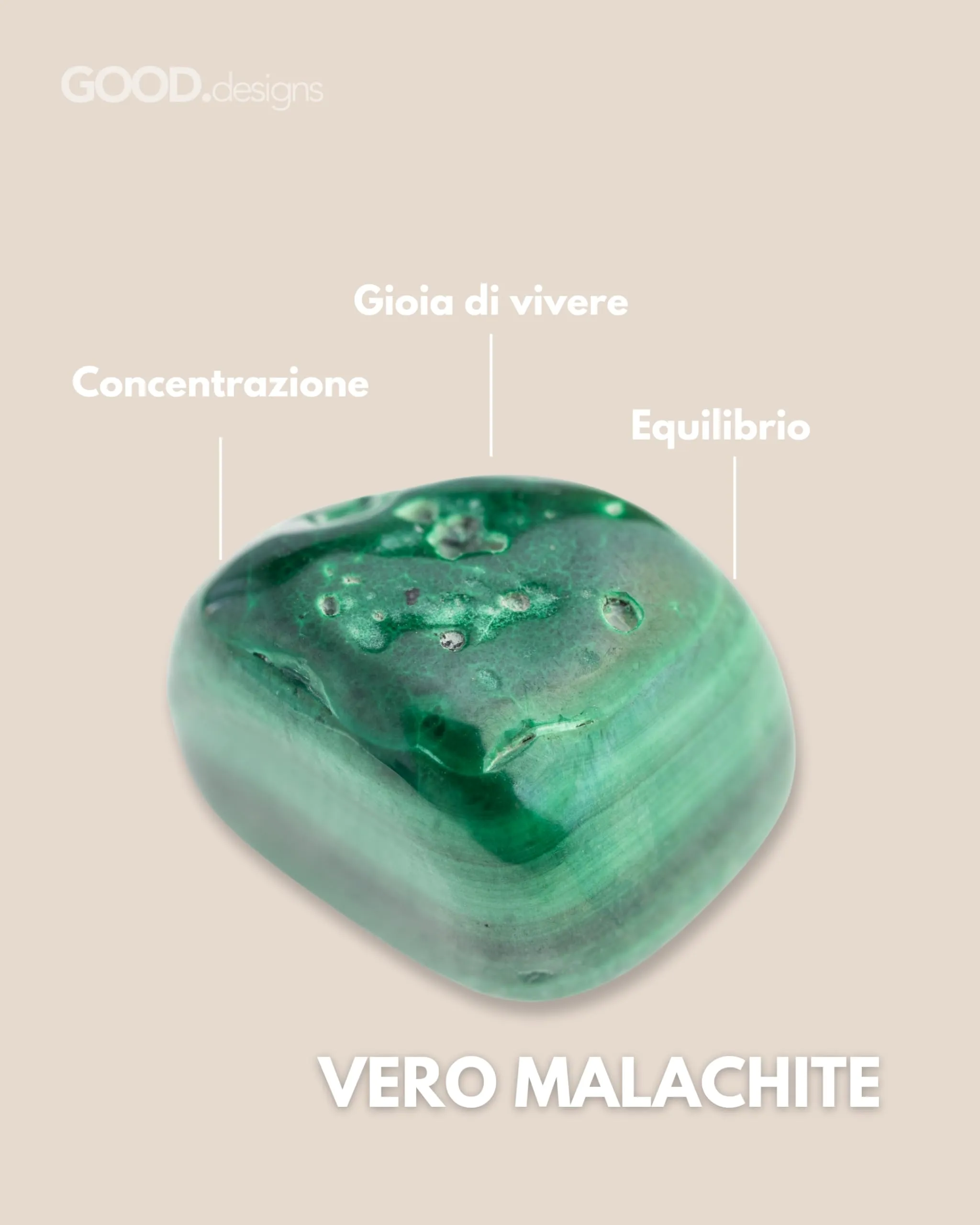 GD GOOD.designs Bracciale uomo in pietra lavica nera e onice 8 mm, Diaspro Verde - immagine 2