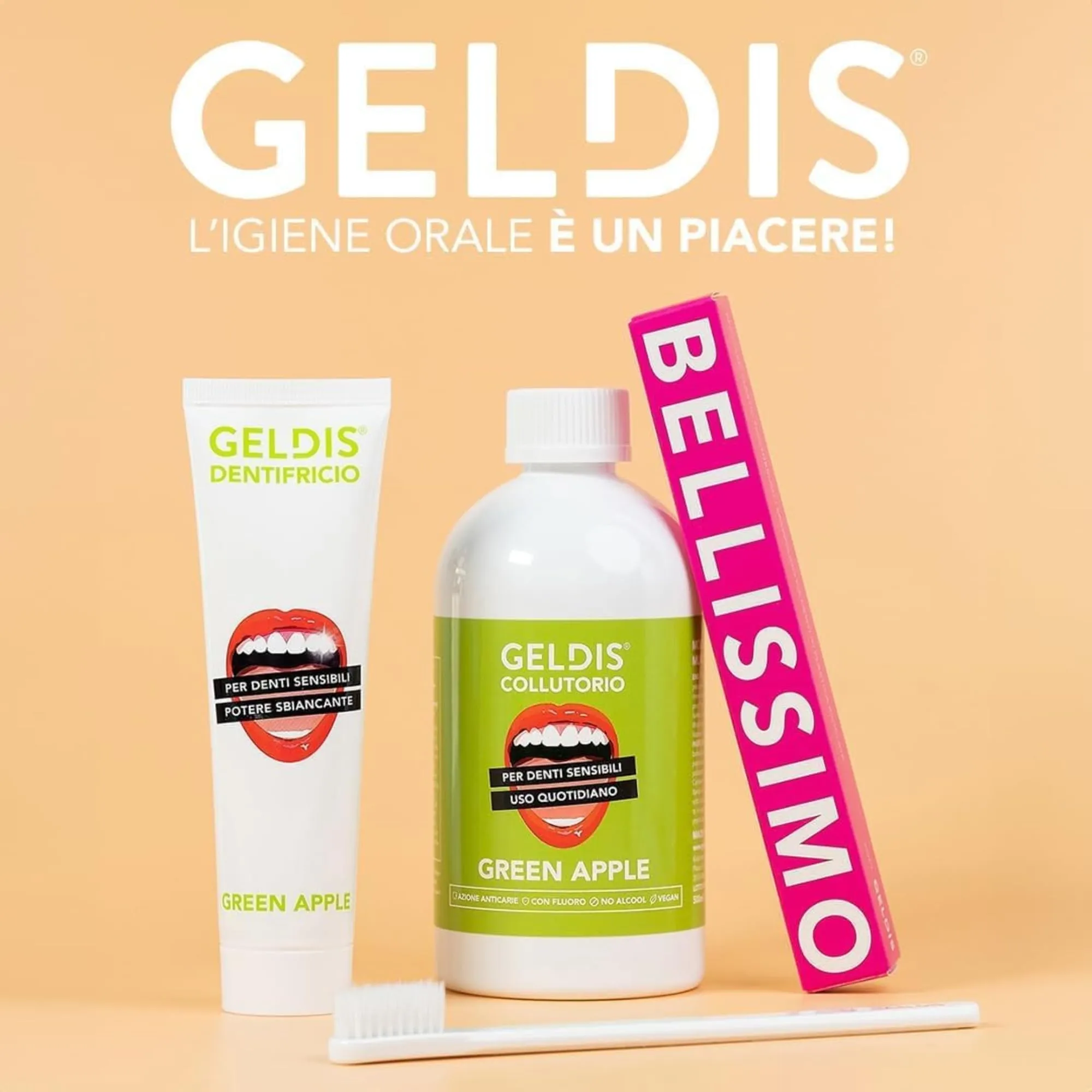 GELDIS Daily Cleanser Gel Detergente Igienizzante e Sbiancante per Mascherine Trasparenti Apparecchi Ortodontici Protesi Dentarie e Bite, 100 ml - immagine 7