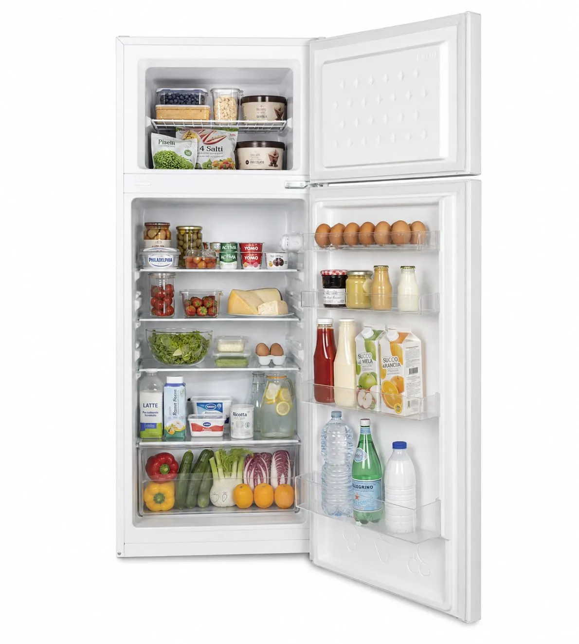 Candy Frigorifero Doppia Porta CDG1S514EW, 211 Litri, Bianco, 143x54x55,1cm - immagine 7
