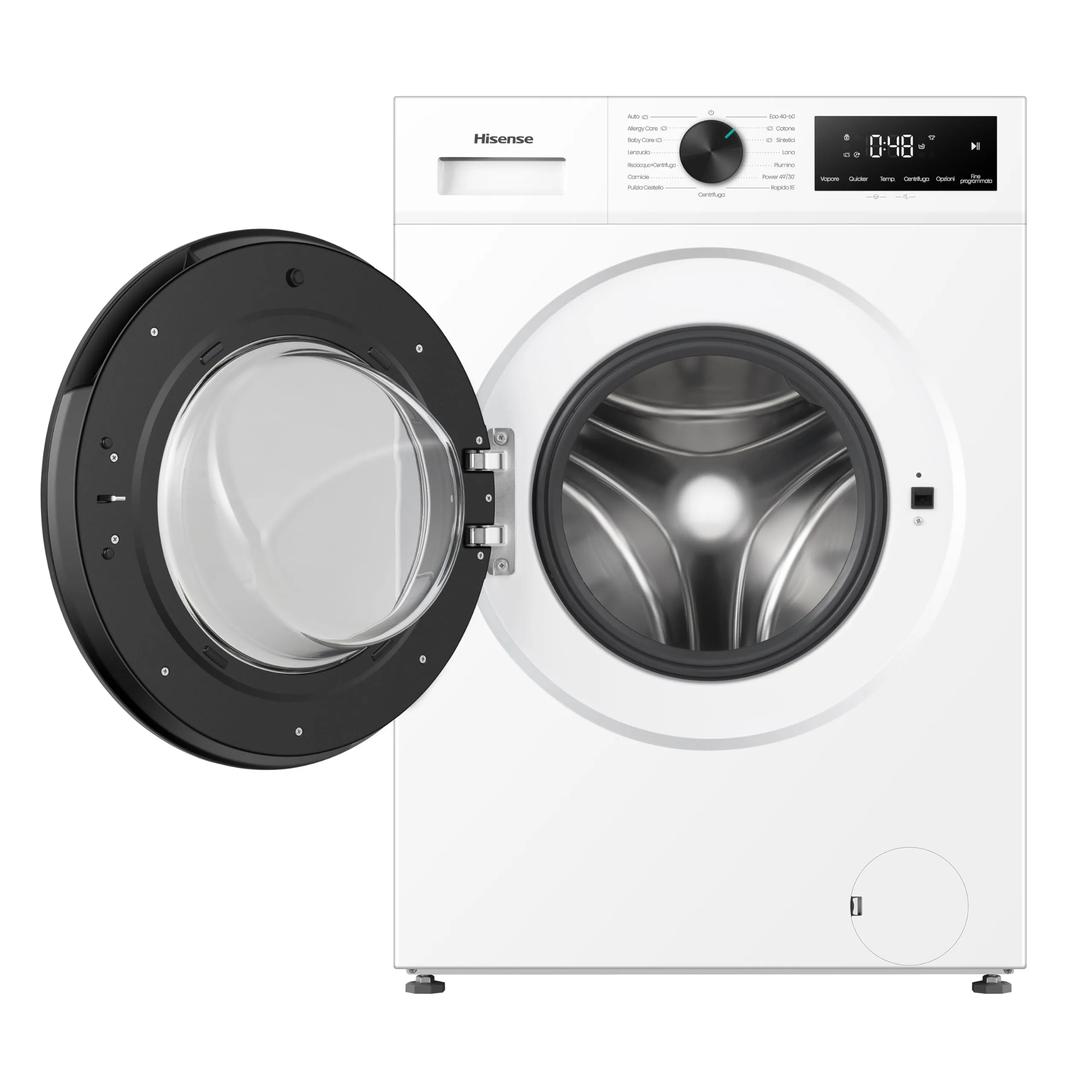 Hisense WF1I1142BWL Lavatrice a Carica Frontale 11kg, 1400 rpm, Classe Energetica A - immagine 11