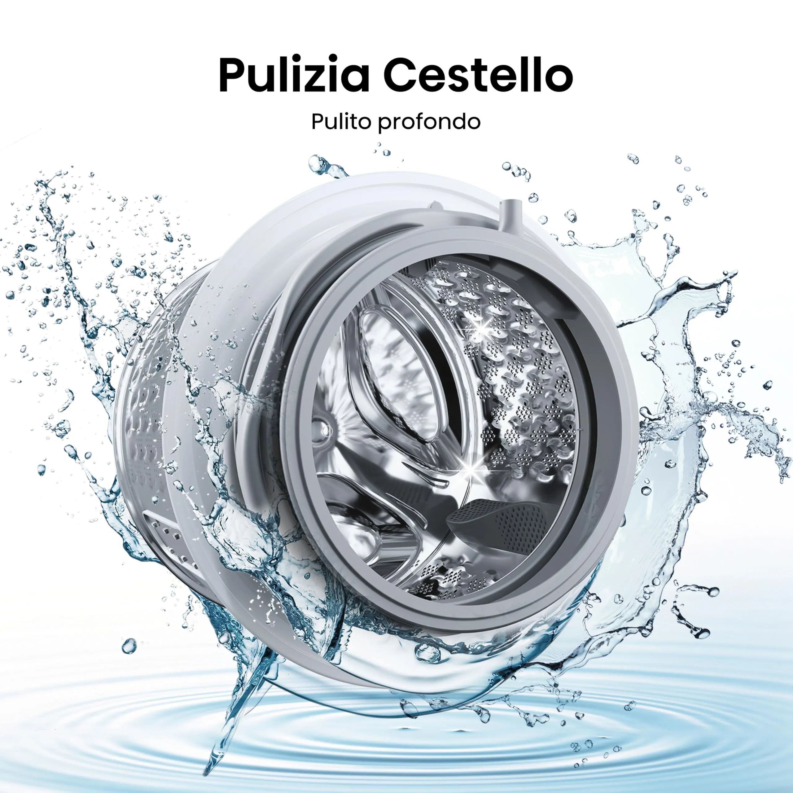 Hisense WFQP8014EVMT Lavatrice a Carica Frontale 8 kg, 1400 rpm, Classe A, Titanium Grey - immagine 6