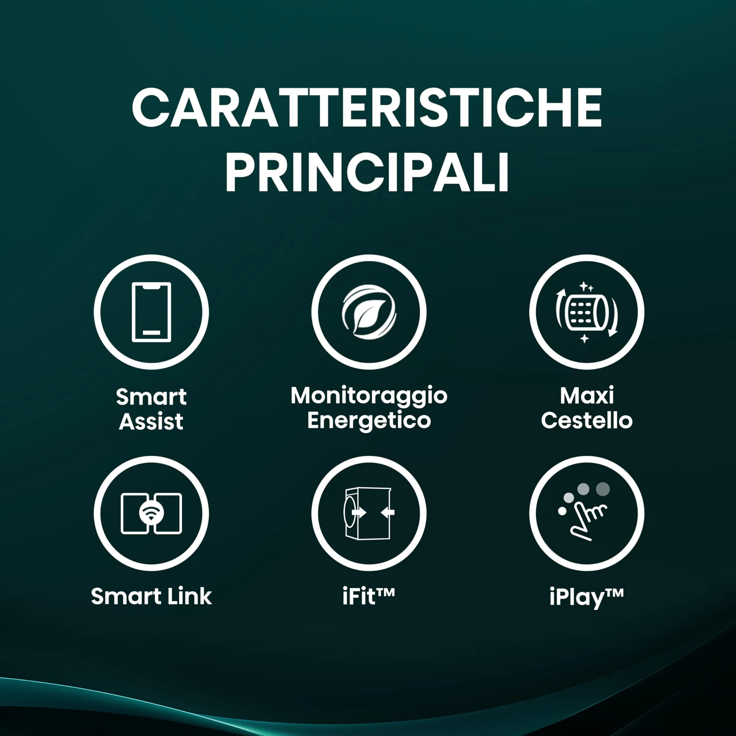 Hisense WF5I8043BWF Lavatrice Slim a Carica Frontale 8 kg, Classe A-30%, 1400 rpm, Vapore, Refresh, Display Touch - immagine 3