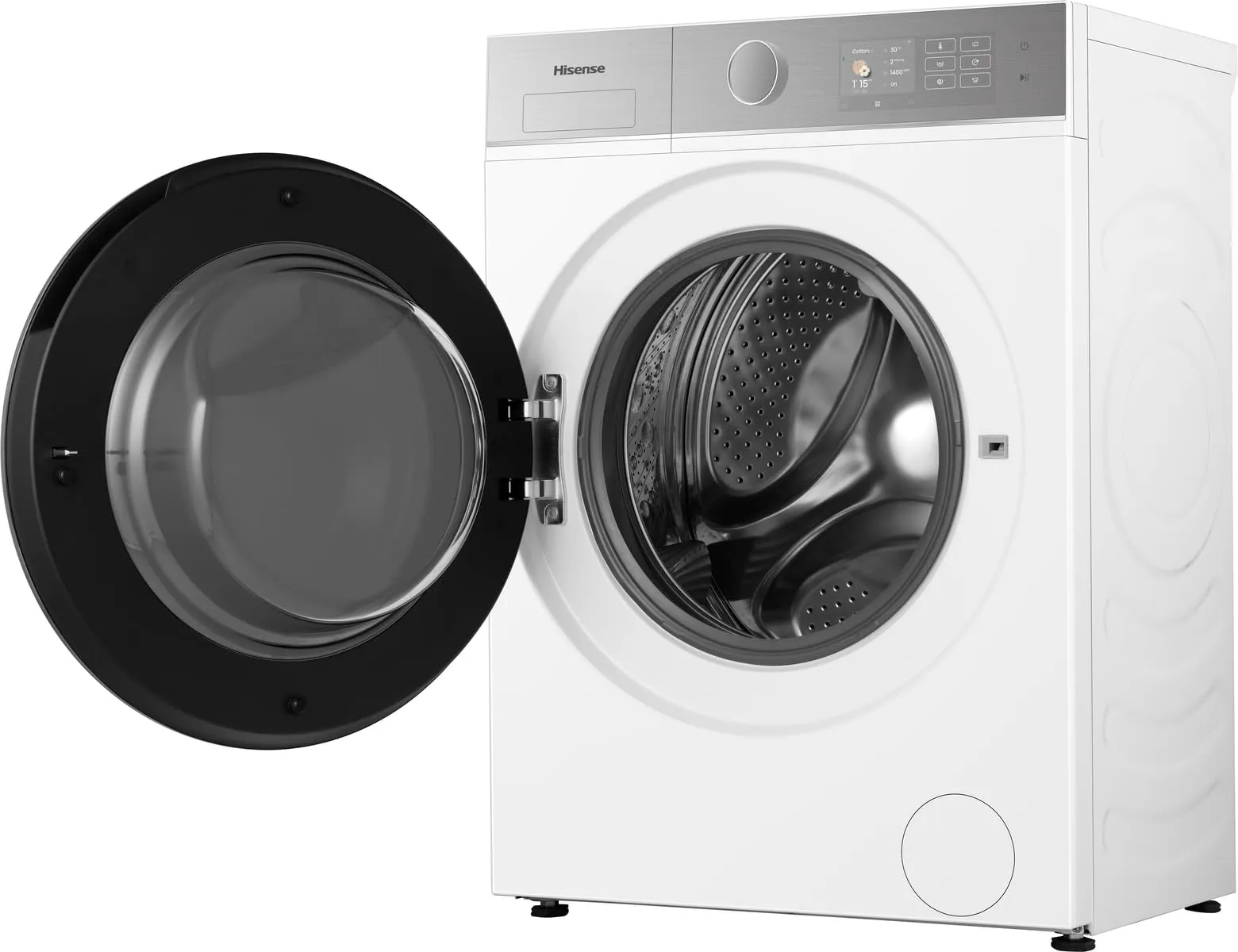 Hisense WF5I8043BWF Lavatrice Slim a Carica Frontale 8 kg, Classe A-30%, 1400 rpm, Vapore, Refresh, Display Touch - immagine 10