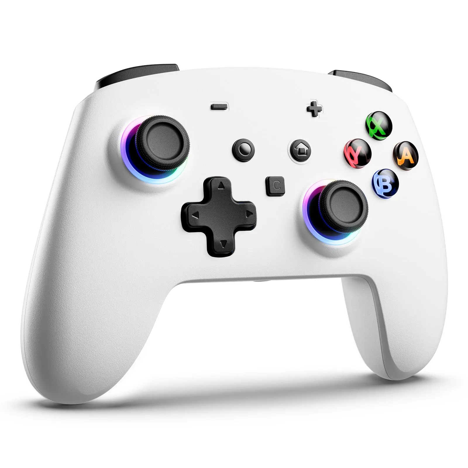 ECHTPower 2026 Pro Controller for Switch 2, Switch 1, PC, iOS, Android - Hall Effect Joysticks, Turbo Function, Programmable Back Buttons, RGB Lighting, Vibration and Gyroscope - immagine 1