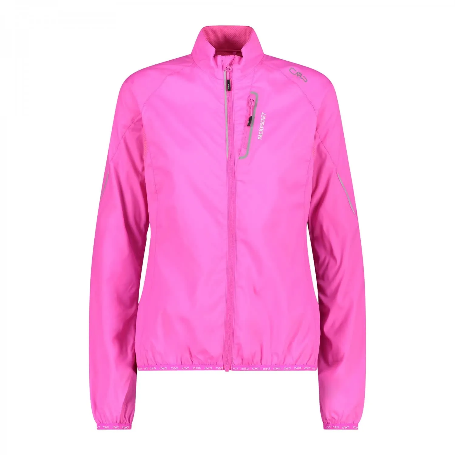 CMP Giacca Donna Antivento da Running 3C46776T, Rosa, 44 - immagine 1