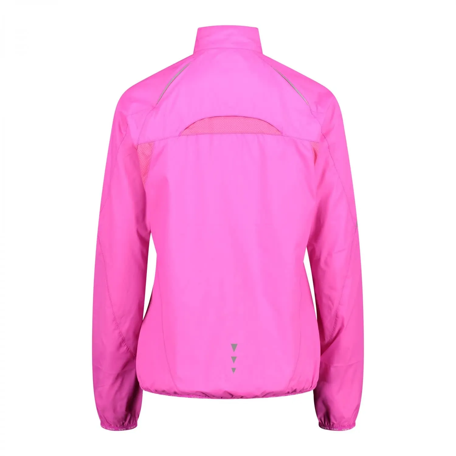 CMP Giacca Donna Antivento da Running 3C46776T, Rosa, 44 - immagine 2