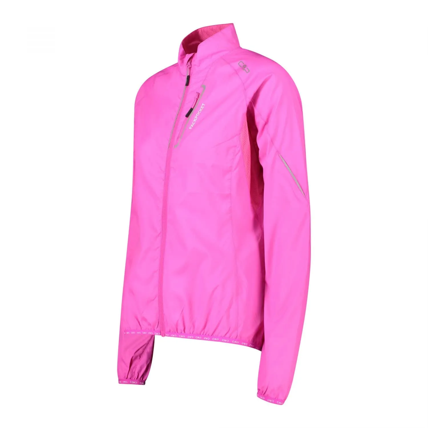 CMP Giacca Donna Antivento da Running 3C46776T, Rosa, 44 - immagine 3