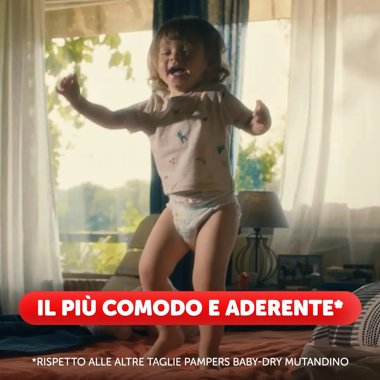 Pampers Baby Dry Mutandino 3XL Taglia 8 (19+ kg), 84 Pannolini - immagine 2