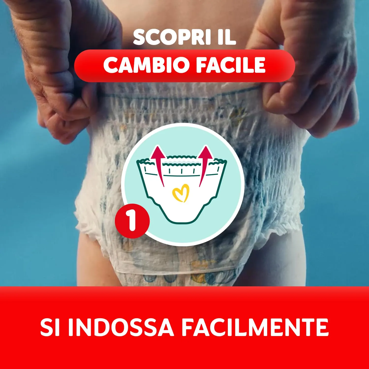 Pampers Baby Dry Mutandino 3XL Taglia 8 (19+ kg), 84 Pannolini - immagine 5