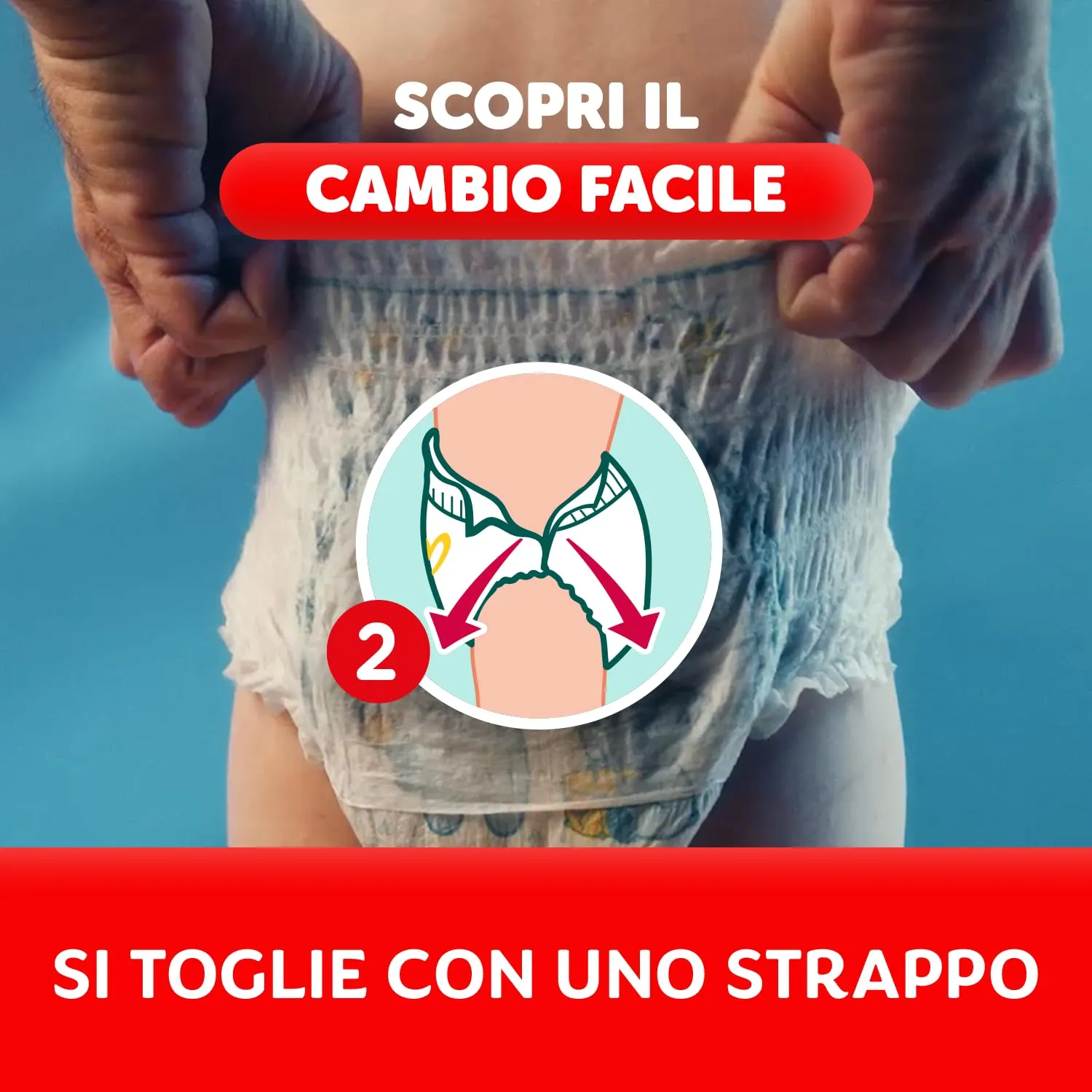 Pampers Baby Dry Mutandino 3XL Taglia 8 (19+ kg), 84 Pannolini - immagine 6