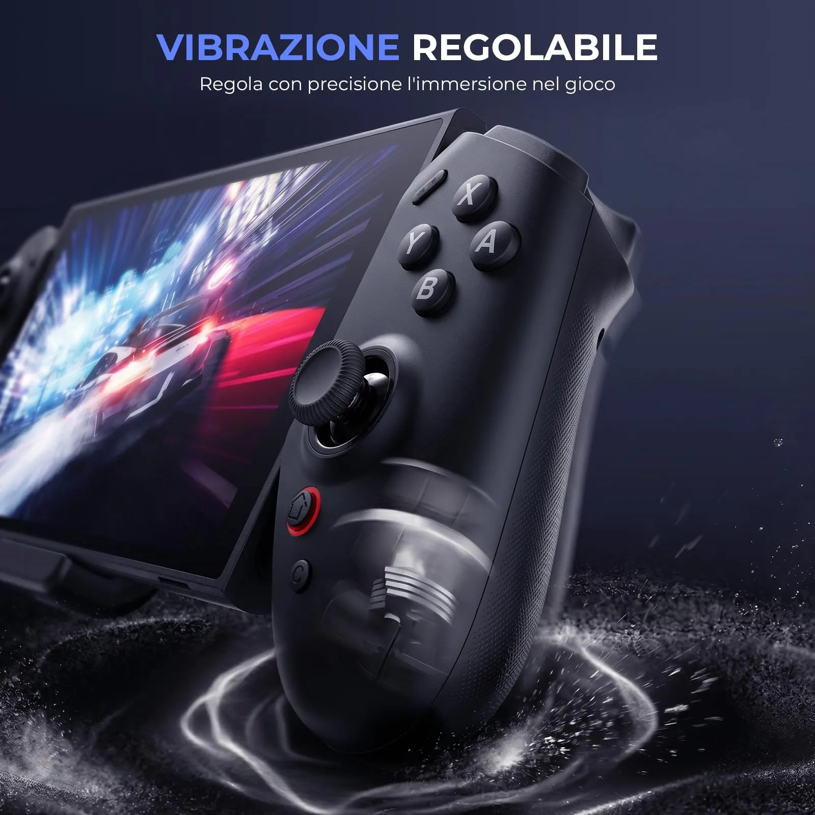 ECHTPower Wireless Gamepad for Switch 2 with Hall Joystick, 9-Axis Gyroscope, Programmable Back Buttons, C Button and Vibration - immagine 7