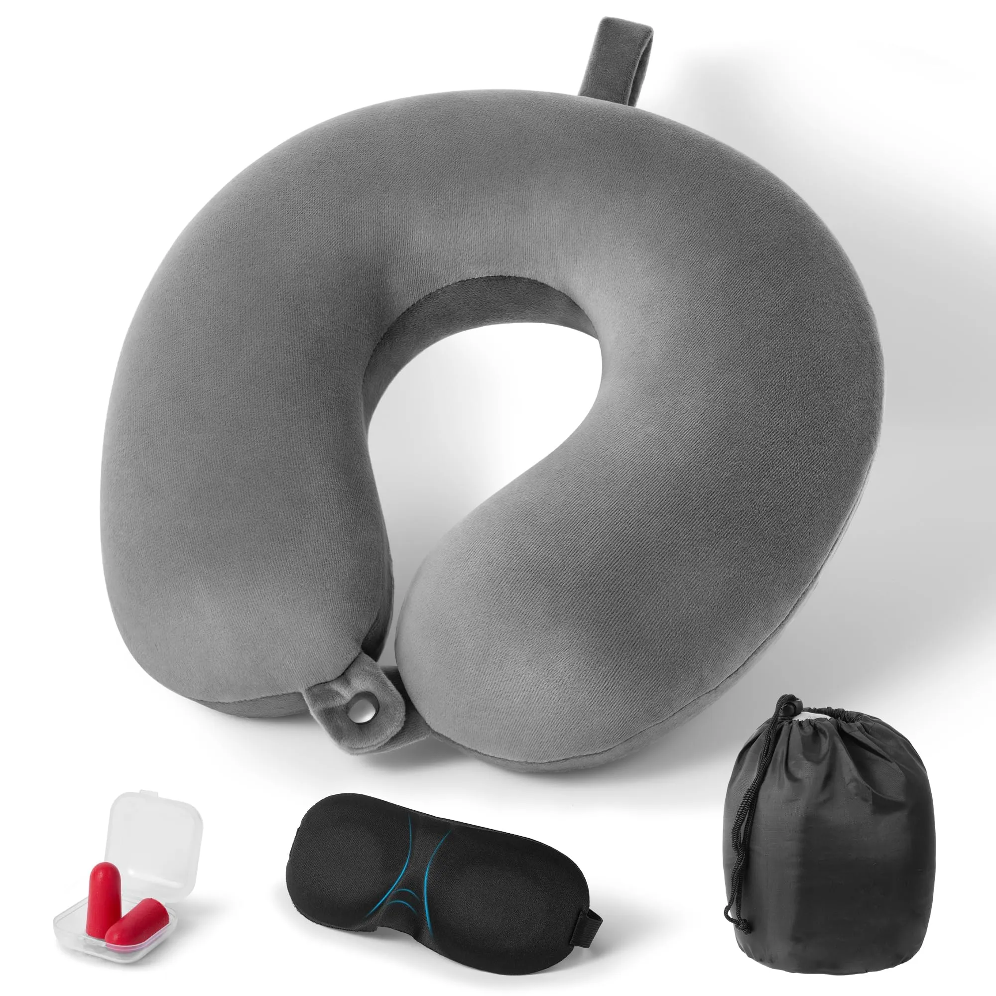 Leseed Cuscino da Viaggio in Memory Foam - immagine 1