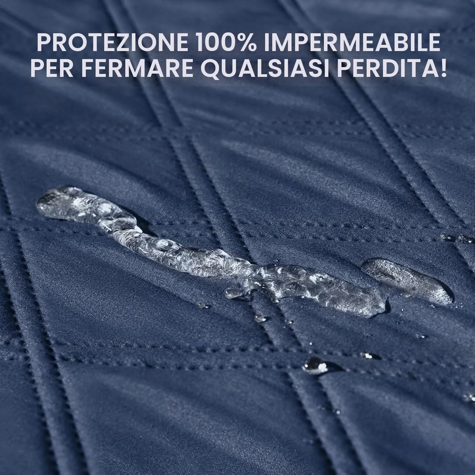 luciphia Copridivano Impermeabile per Cani e Gatti, Blu Marino, 76 x 178 cm - immagine 5