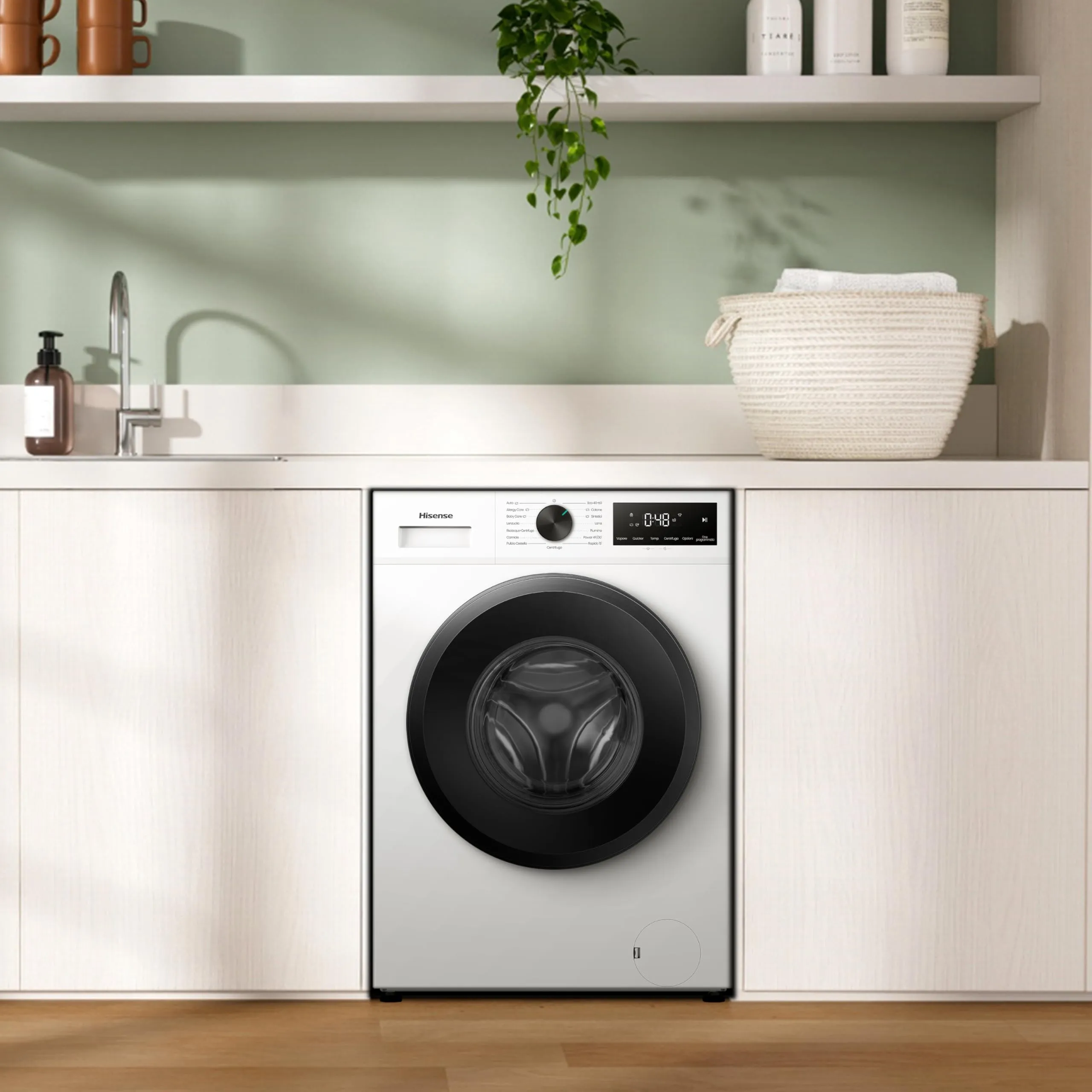 Hisense WF1I6022BWU Lavatrice Slim a Carica Frontale 6 kg 1200 rpm Classe A - immagine 9