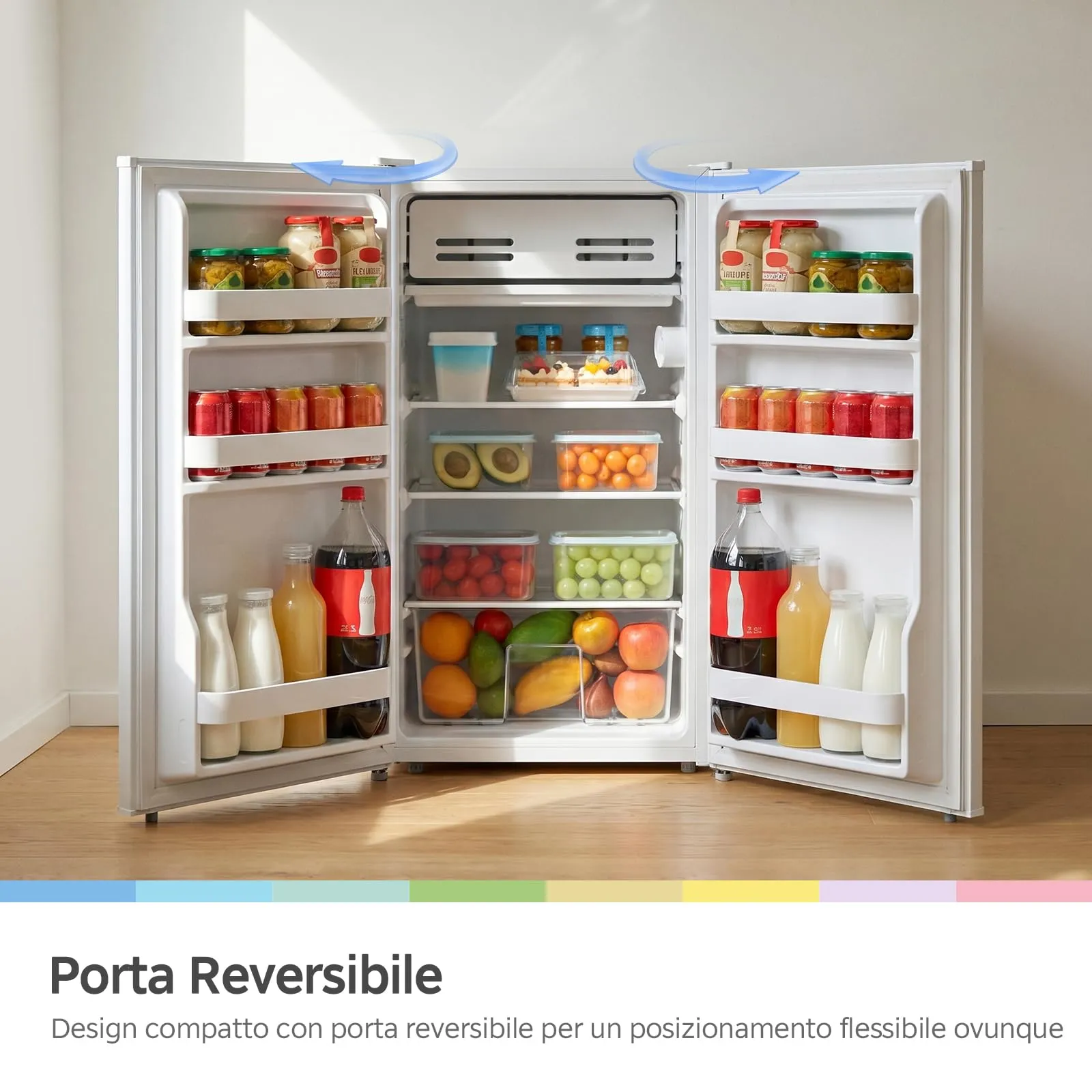 COMFEE' Frigorifero Monoporta 93L con Chiller Box, Bianco - immagine 5