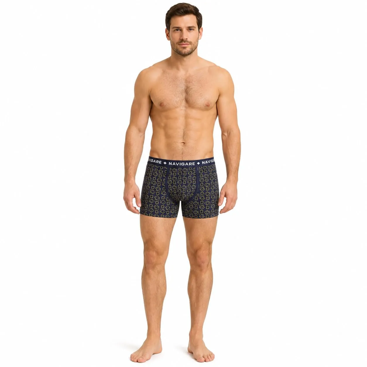 Navigare Boxer Uomo Cotone Elasticizzato B21072, Confezione da 6, Taglia S - immagine 5
