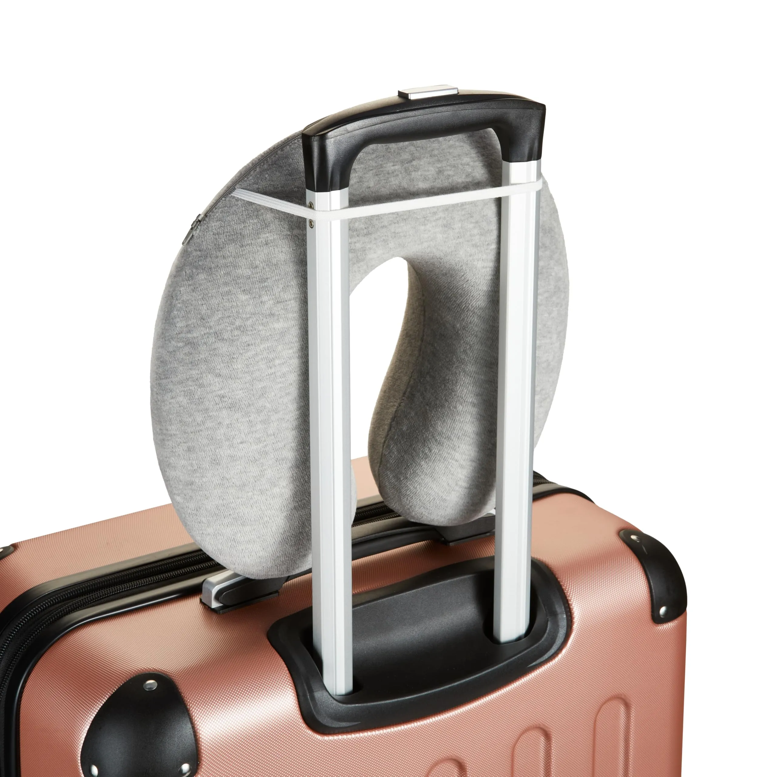 Amazon Basics Cuscino per il collo in memory foam, Semicircolare, Grigio - immagine 6