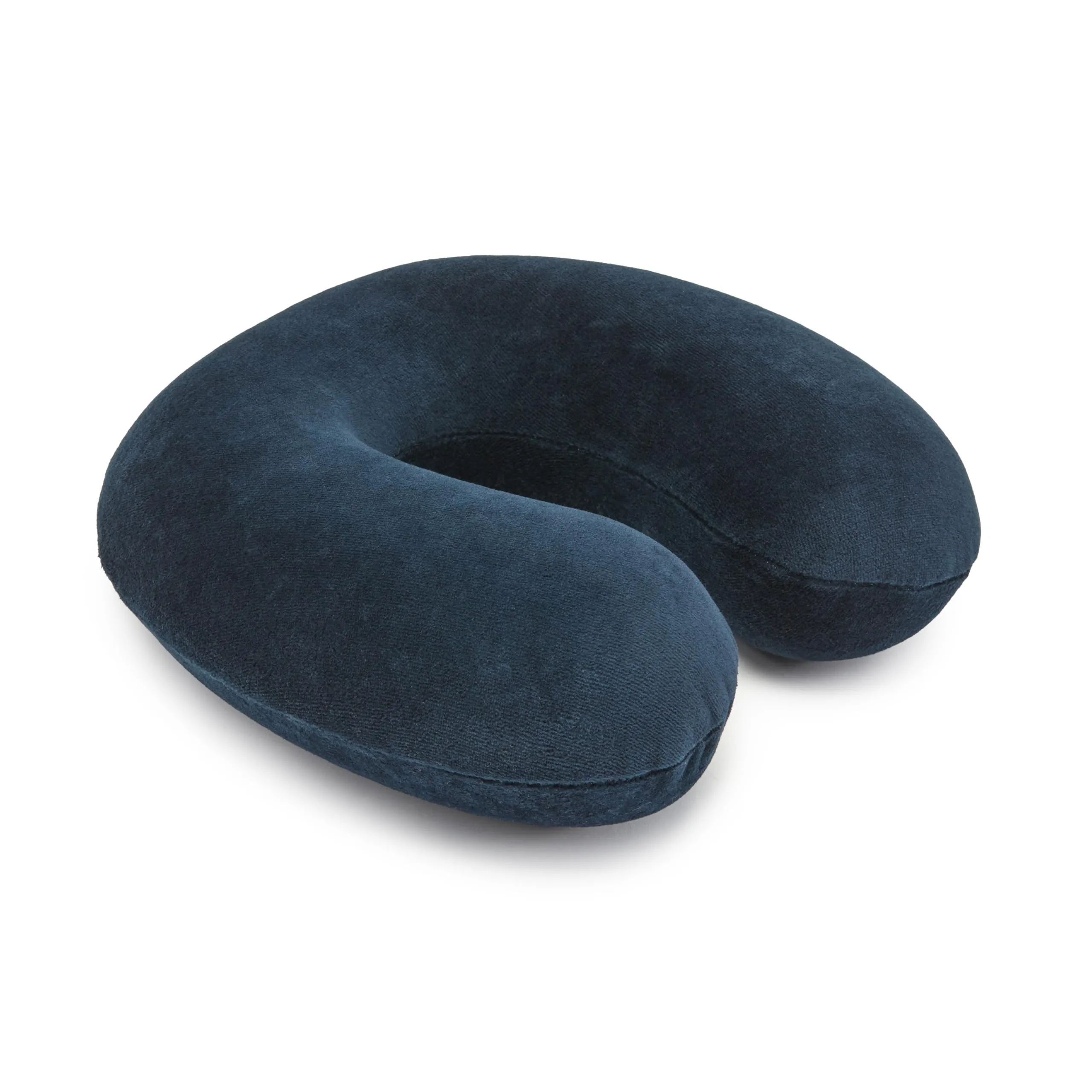 Amazon Basics Cuscino per il collo in memory foam, Blu navy - immagine 1