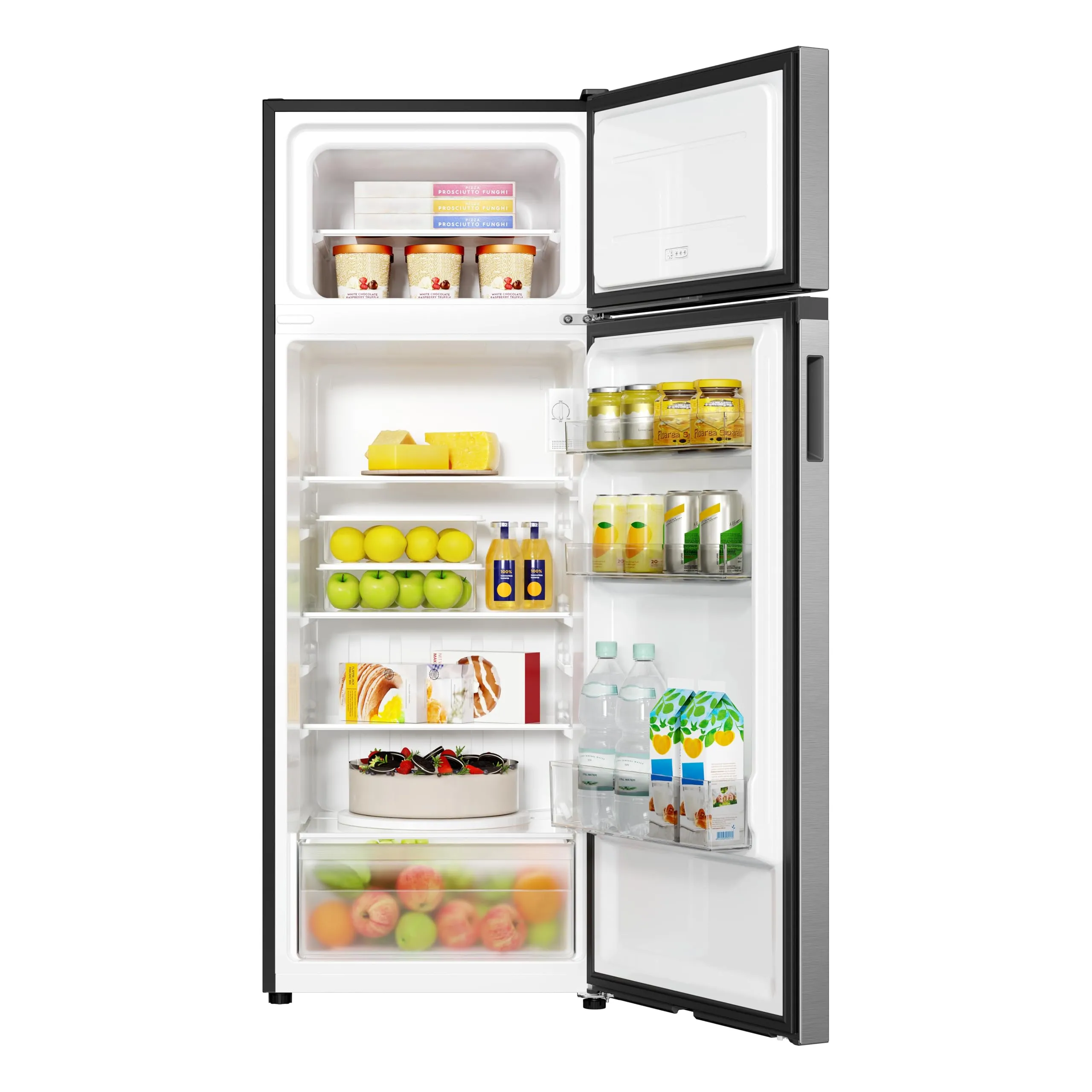 Candy Frigorifero Doppia Porta 206 Litri, Classe E, Inox - immagine 4