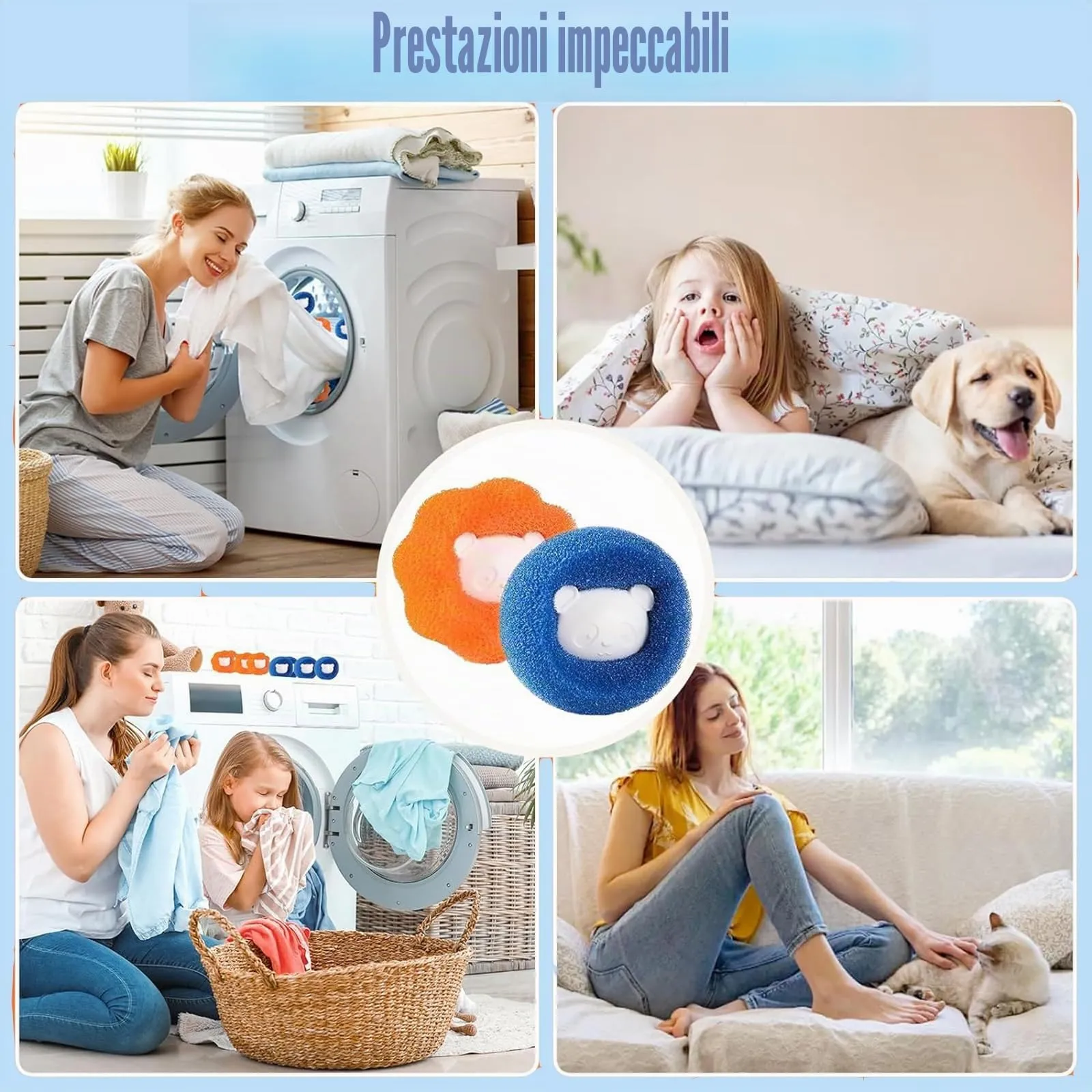 Chiosa Cattura Pelo Lavatrice, 8 Pezzi - immagine 7