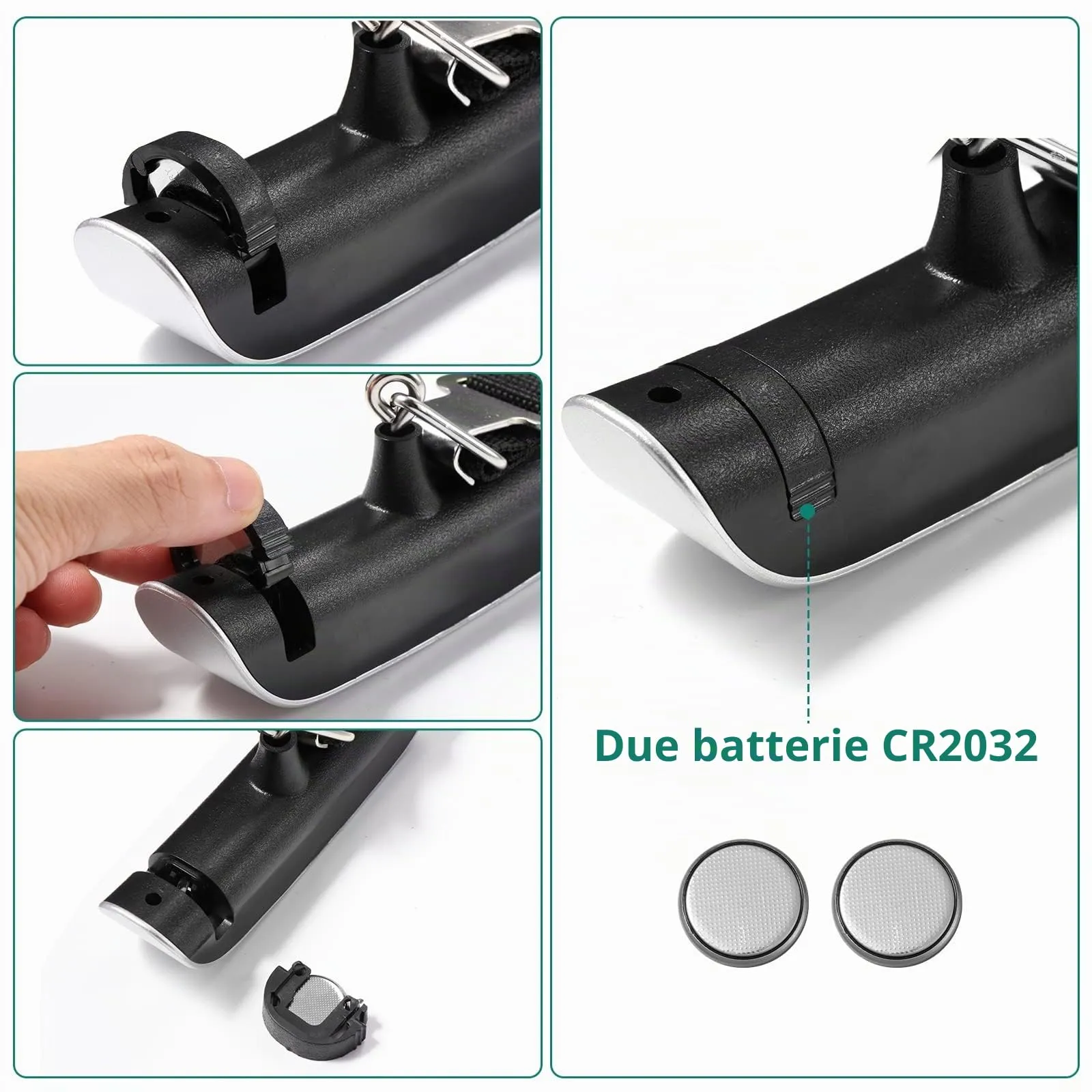 Blendura Bilancia Valigia Digitale Portatile, 50 kg / 110 lb, Grigio - immagine 5