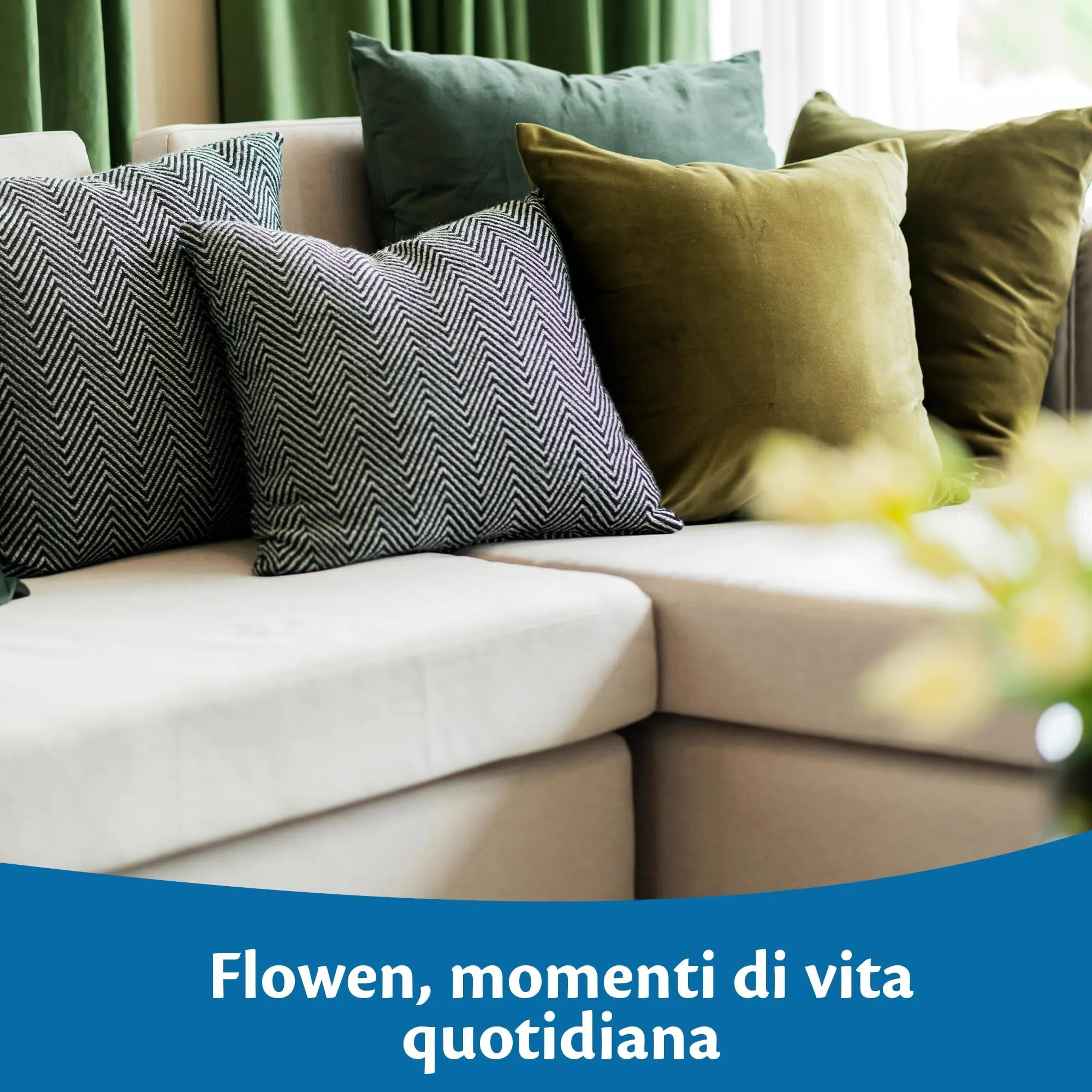 Flowen Imbottitura Cuscini per Divano e Letto, 35x35, 2 pezzi, Poliestere Bianco, Anallergici e Antiacaro - immagine 9
