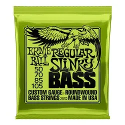 Ernie Ball Regular Slinky Nickel Electric Bass Strings 50-105 - immagine 1