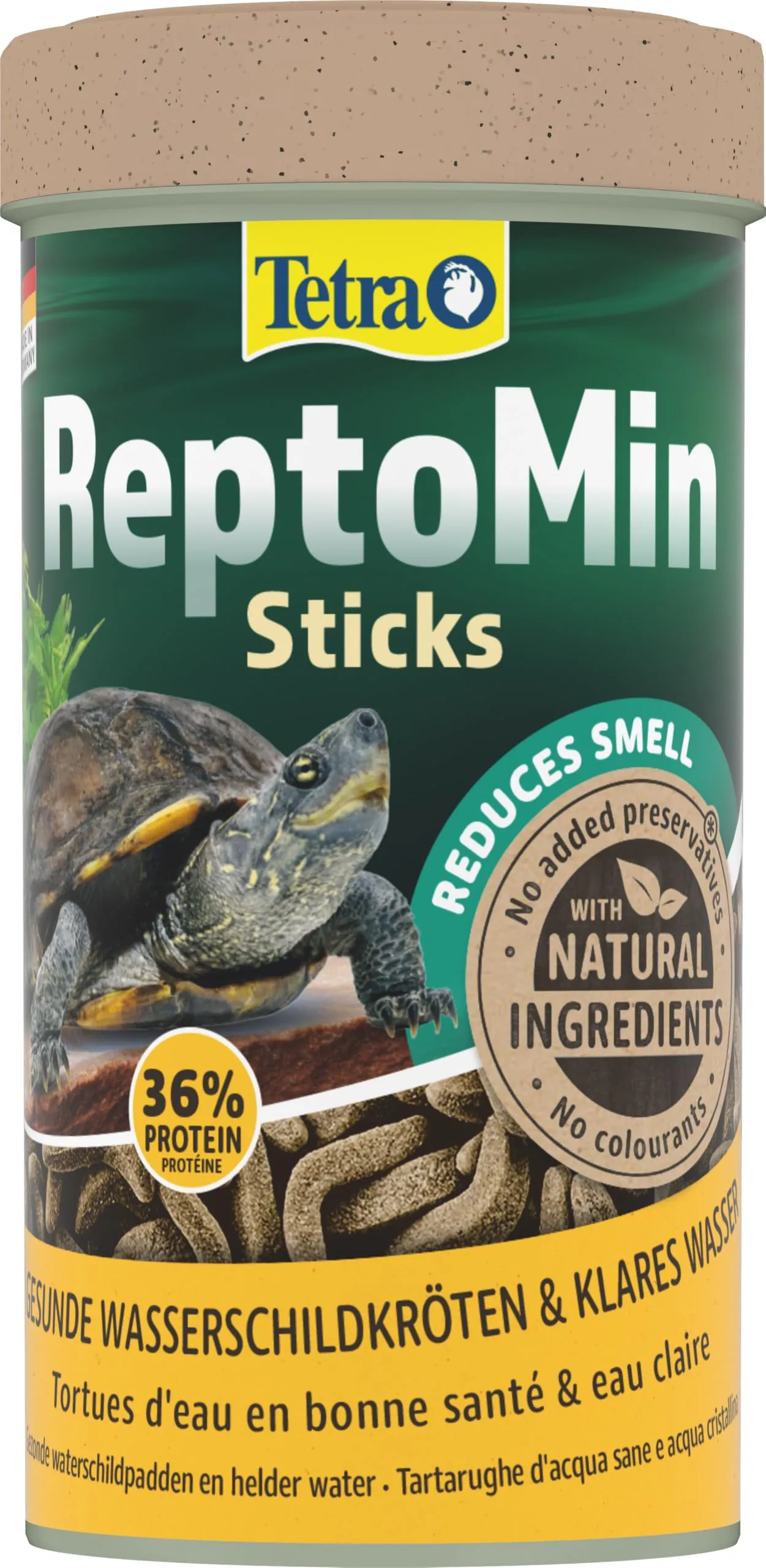 Tetra ReptoMin Sticks Alimento Base per Tartarughe Acquatiche, 250 ml - immagine 1