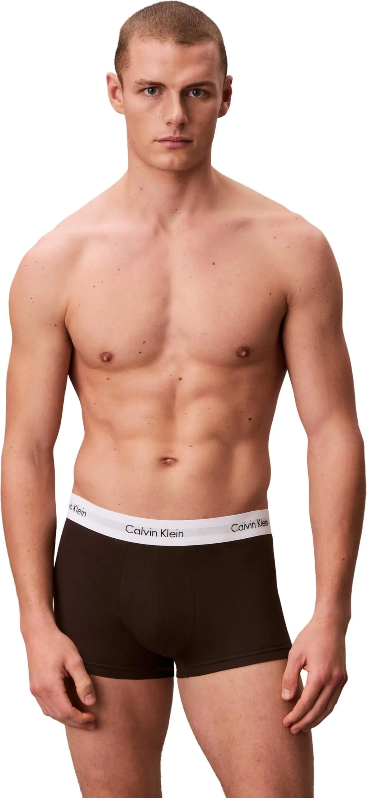 Calvin Klein Uomo Pantaloncini Boxer Vita Bassa, Confezione da 3, Multicolore (Black/White/Grey Heather), L - immagine 3