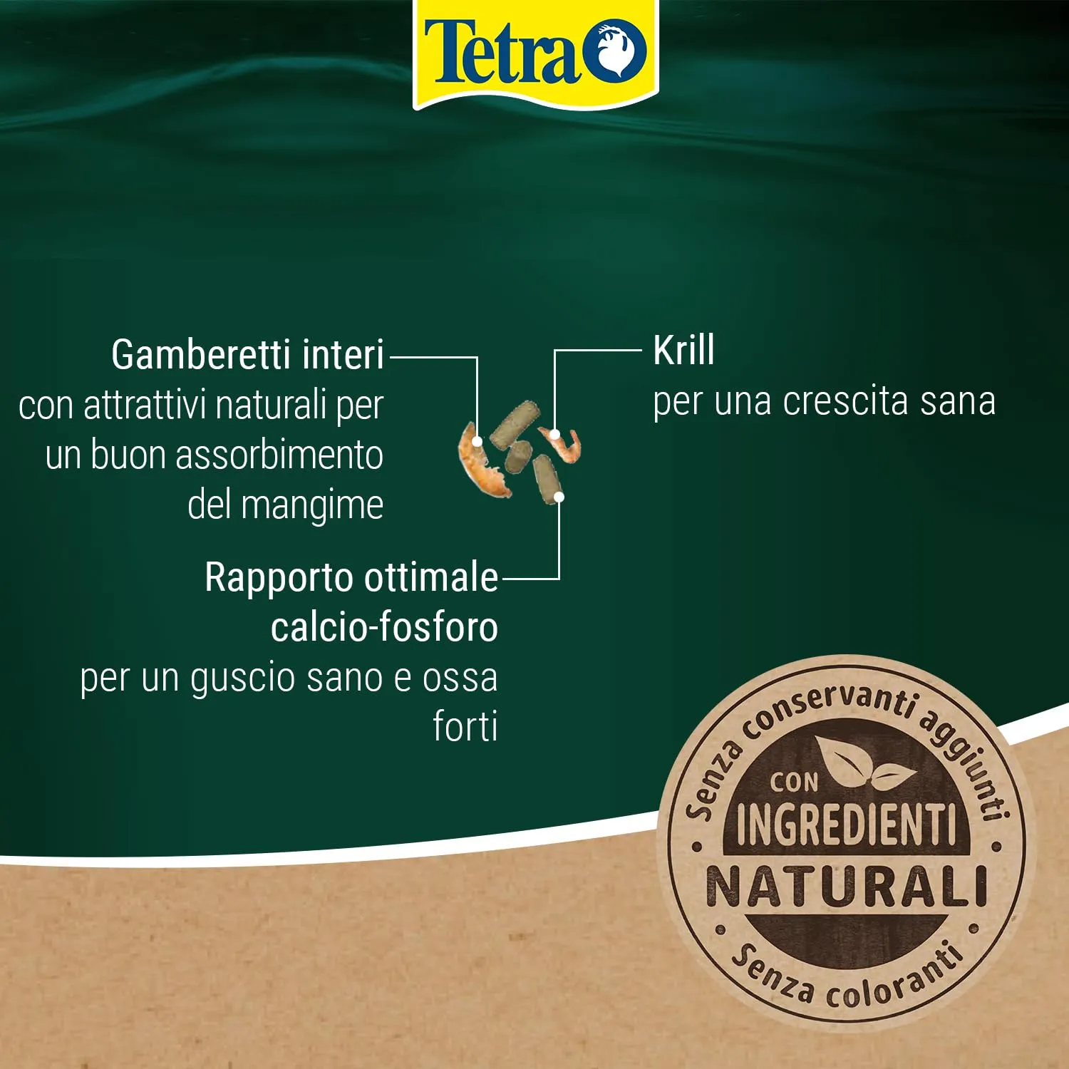 Tetra ReptoMin Menu Turtle Food 3 in 1 with Sticks, Krill and Shrimp, 250 ml - immagine 3