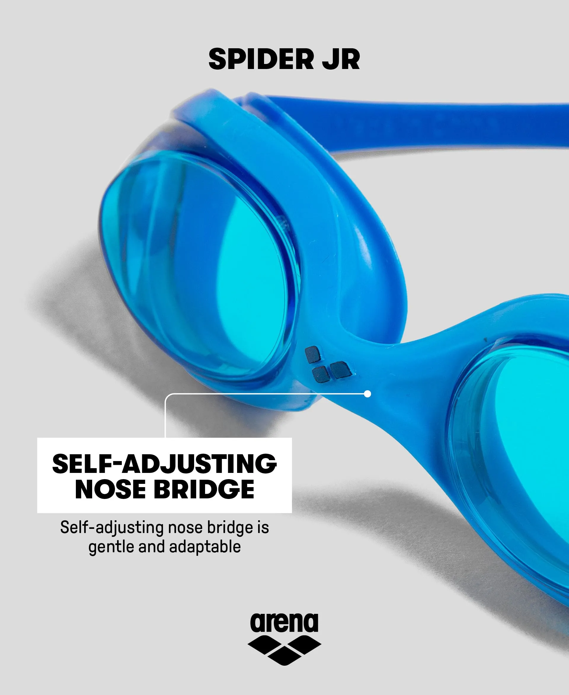 Arena Spider Junior Occhialini Nuoto per Bambini Lenti Non Specchiate - immagine 5