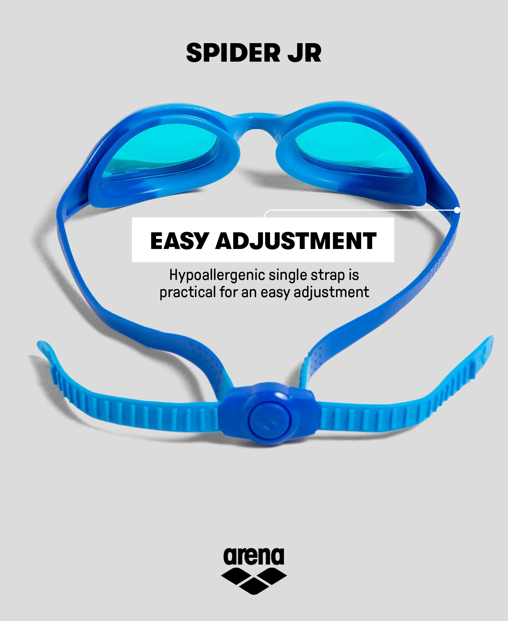 Arena Spider Junior Occhialini Nuoto per Bambini Lenti Non Specchiate - immagine 7