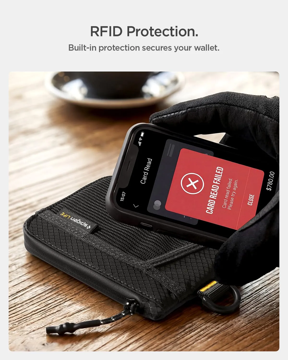 Spigen Life LF300 Portacarte Portafoglio Slim con Protezione RFID EDC - immagine 8