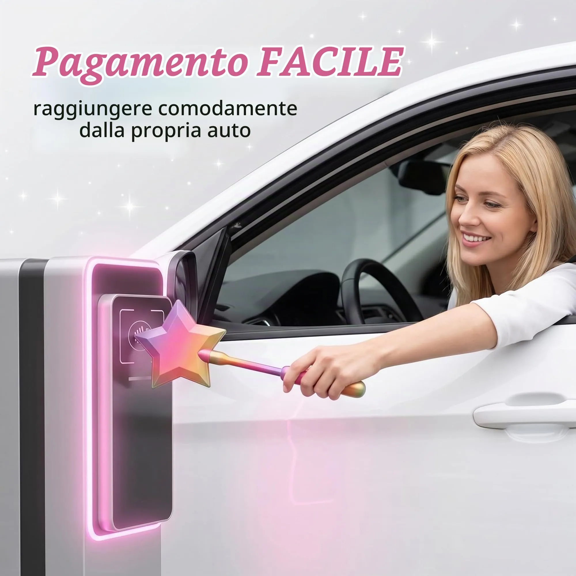 OIXEYA Bacchetta Magica Porta Carta di Credito 30cm con Stampa 3D - immagine 3