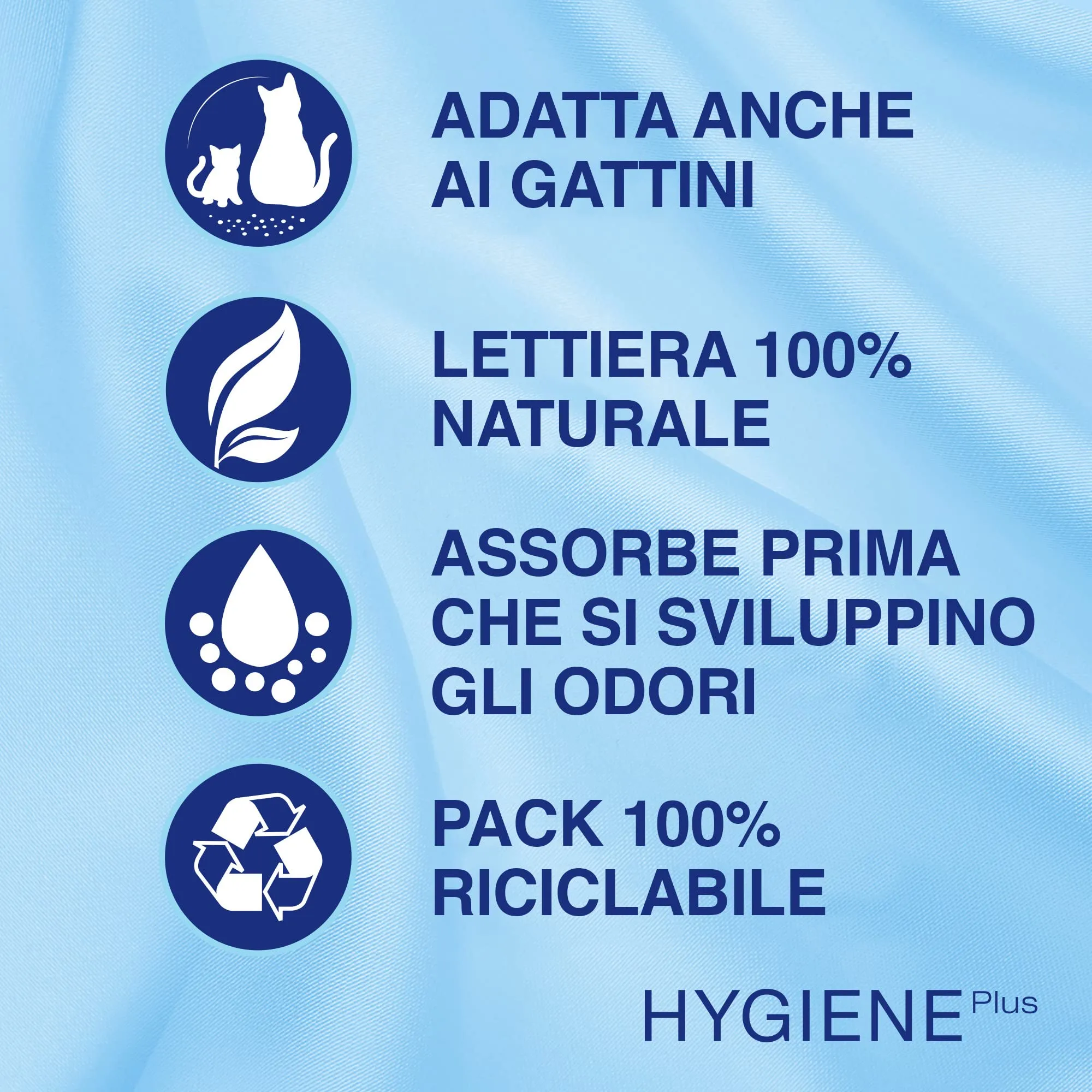 Catsan Hygiene Plus Lettiera Igienica per Gatti, Granuli Non Agglomeranti, 10 L - immagine 4