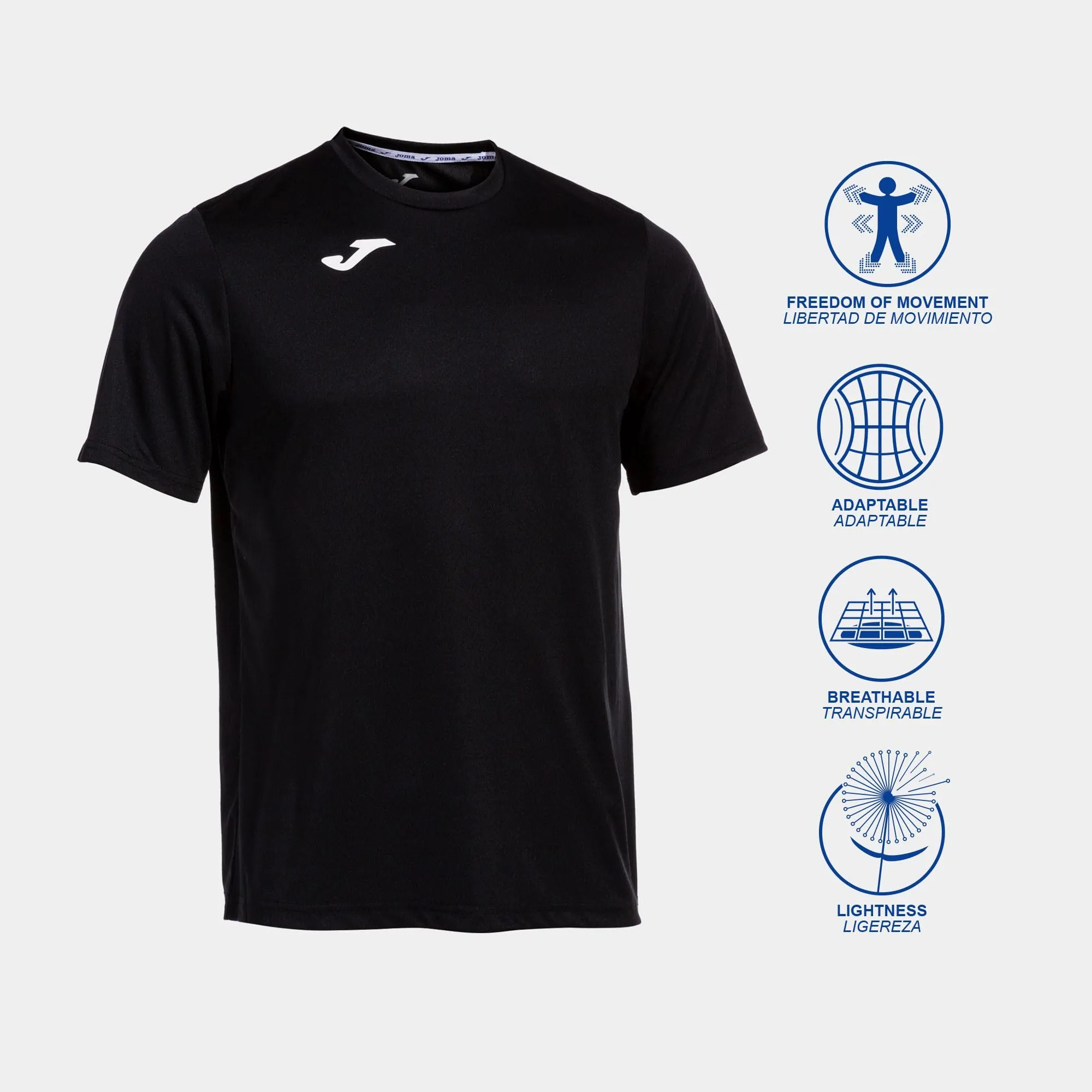 Joma Combi Men's T-Shirt, Black, XL - immagine 2