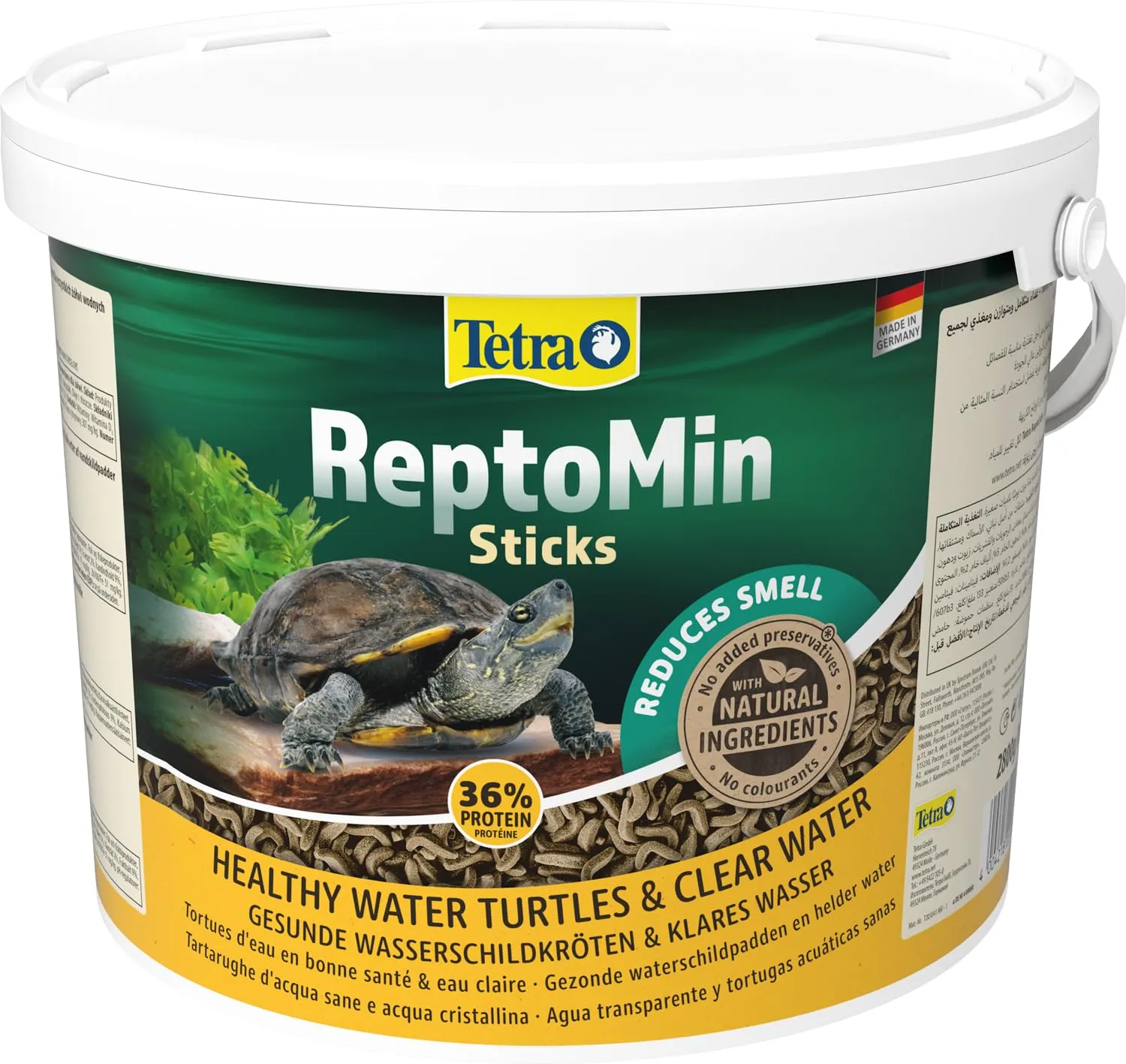 Tetra ReptoMin Sticks Alimento Base per Tartarughe Acquatiche, 10 L - immagine 10