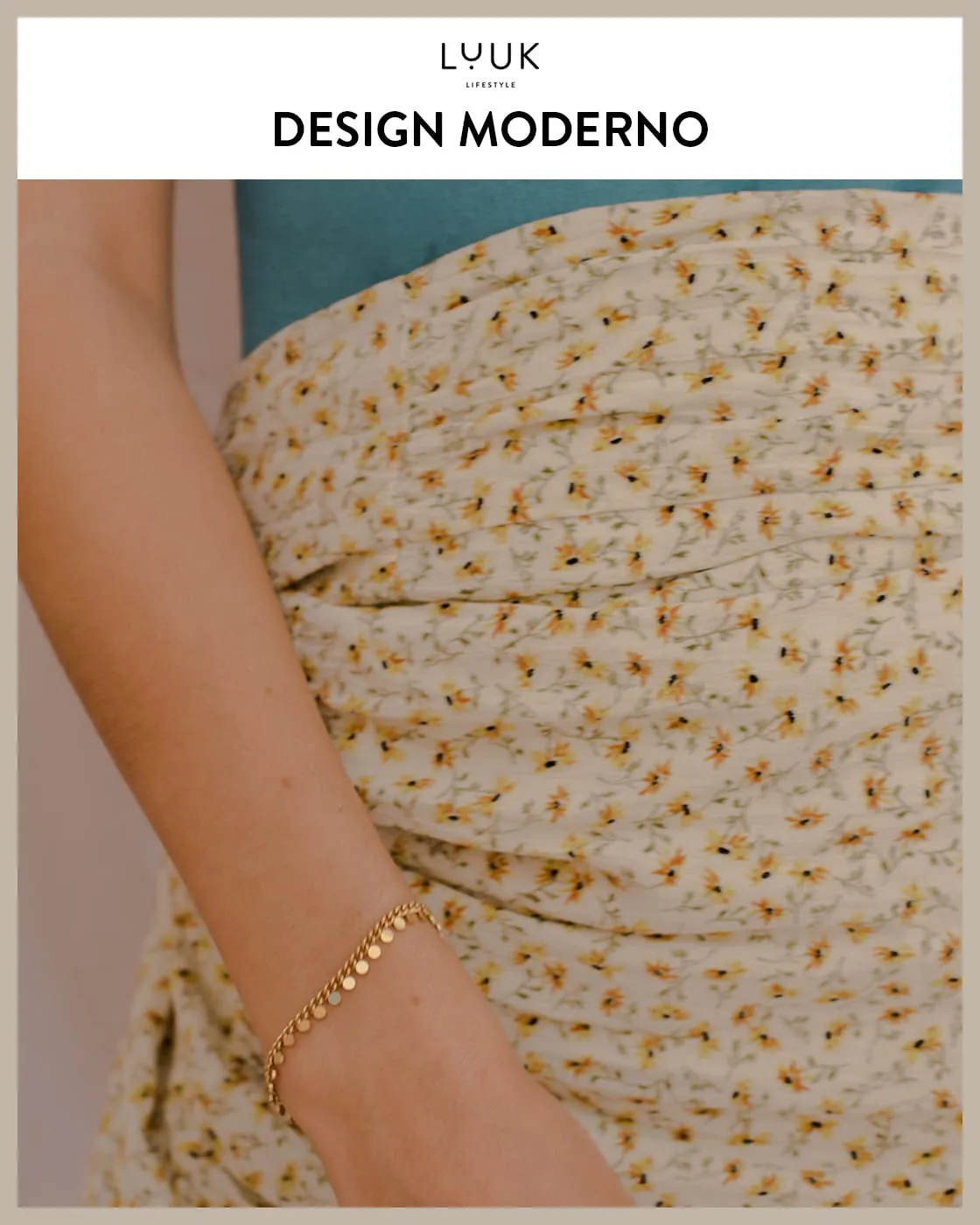 LUUK LIFESTYLE Braccialetti di monetine in acciaio inossidabile, argento - immagine 3